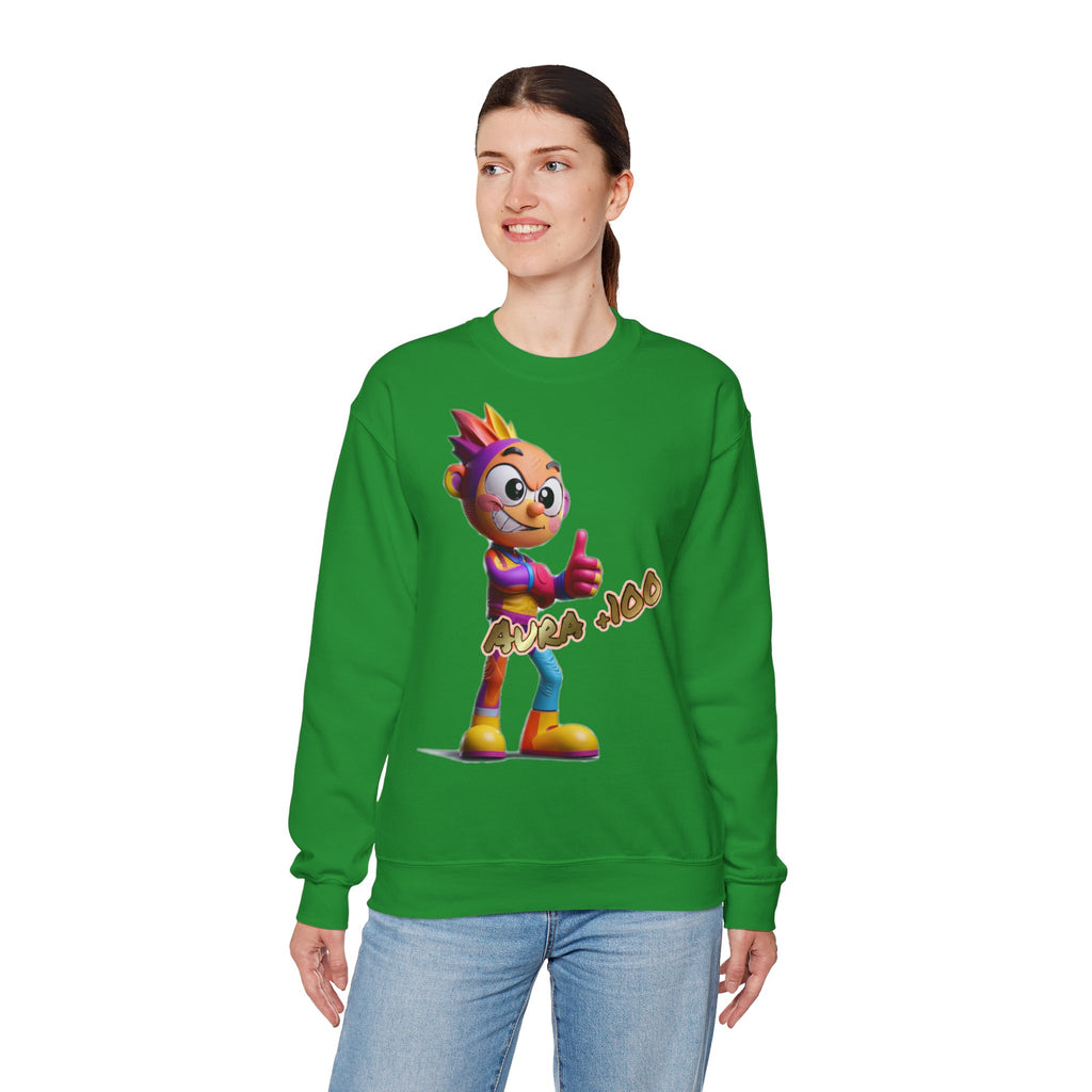 Sweatshirt „Aura +100“ | Humor | Phönix-Potsdam®