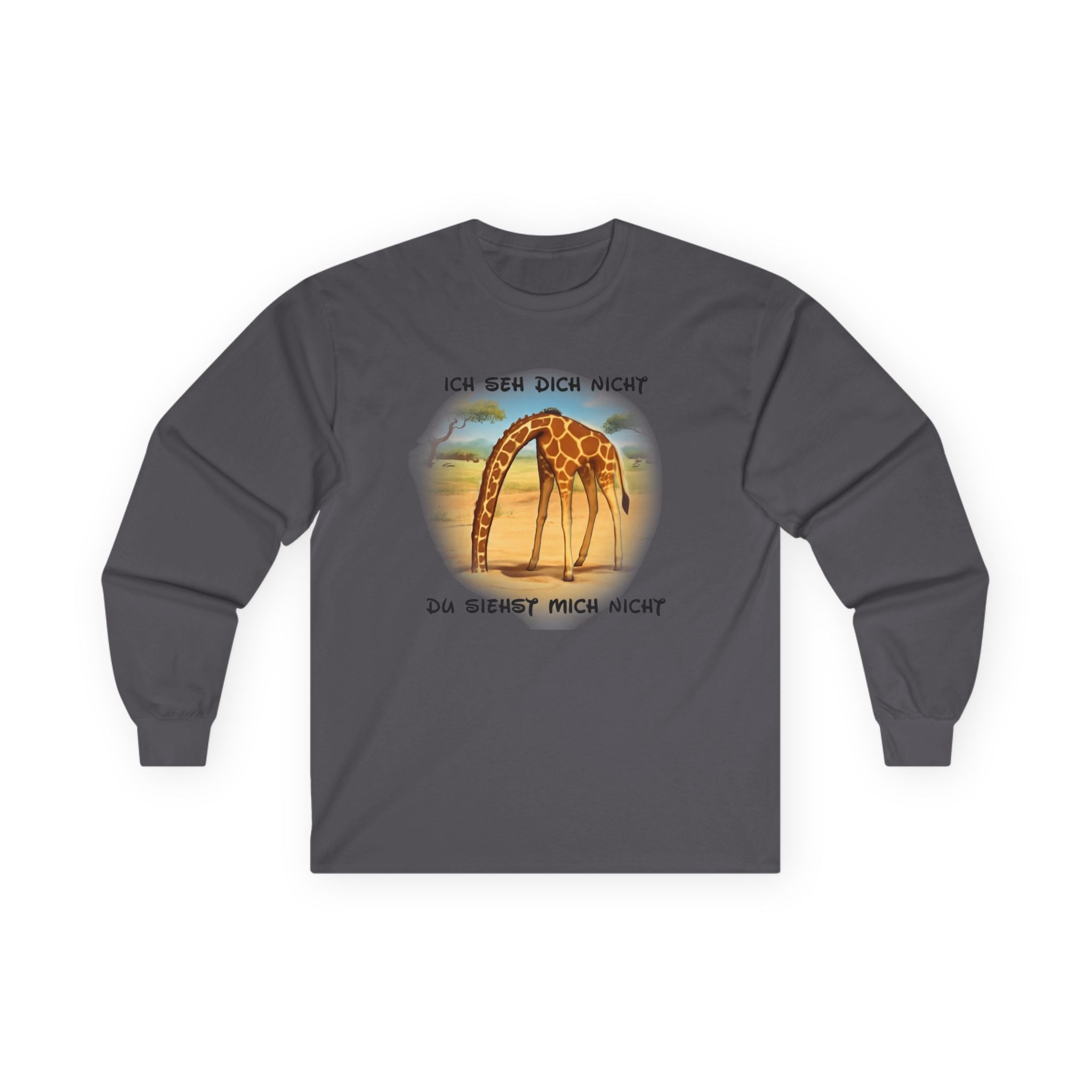 Giraffe Langarmshirt „Ich seh dich nicht“ | Long-Sleeve | Phönix-Potsdam®
