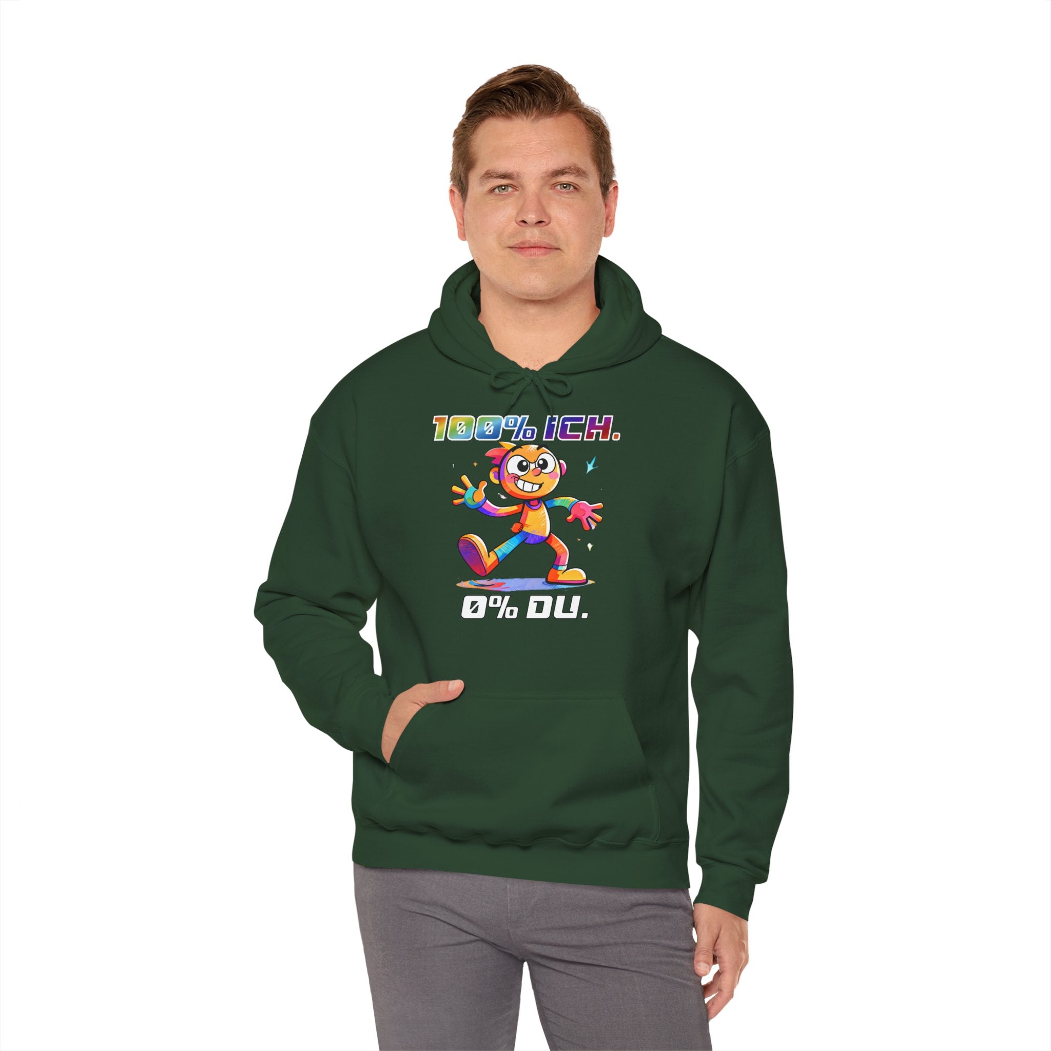 Hoodie „100 % ICH – 0 % DU“ | Humor | Phönix-Potsdam®