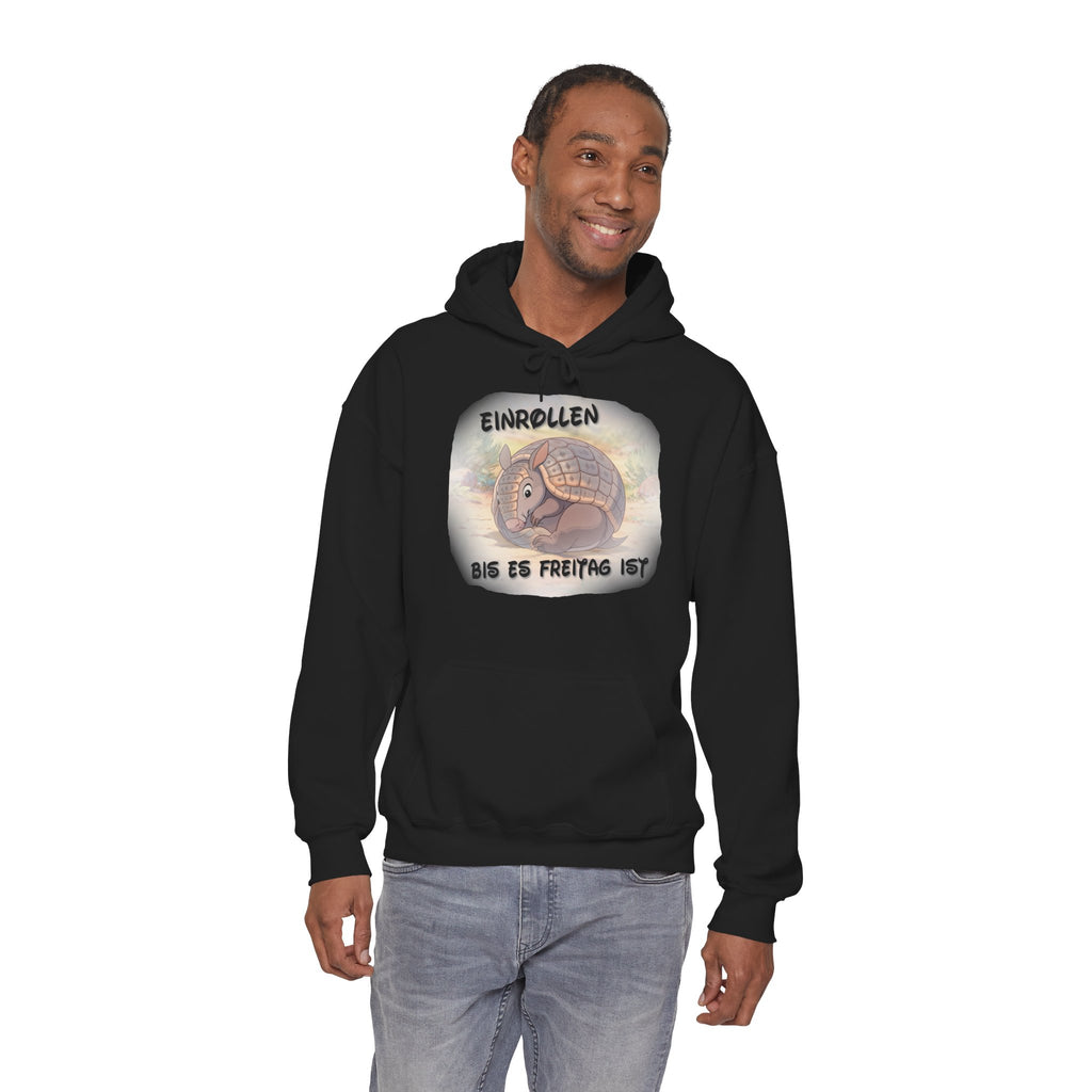 Gürteltier „Einrollen bis es Freitag ist“ Hoodie | Phönix-Potsdam®