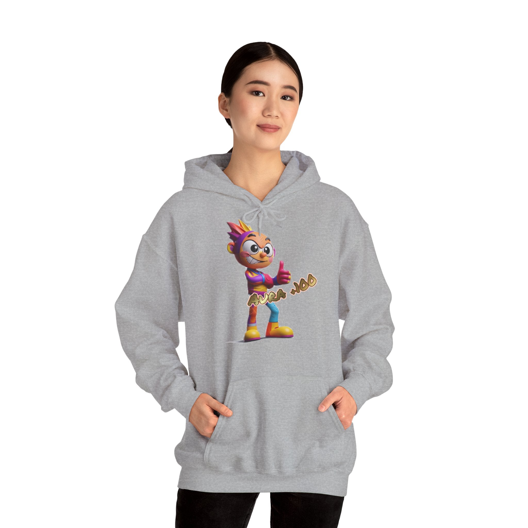 Hoodie „Aura +100“ | Humor | Phönix-Potsdam®