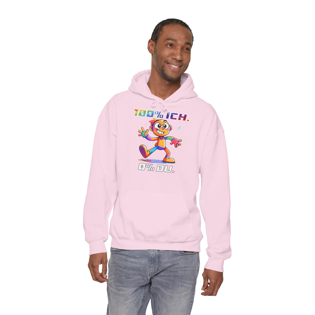 Hoodie „100 % ICH – 0 % DU“ | Humor | Phönix-Potsdam®