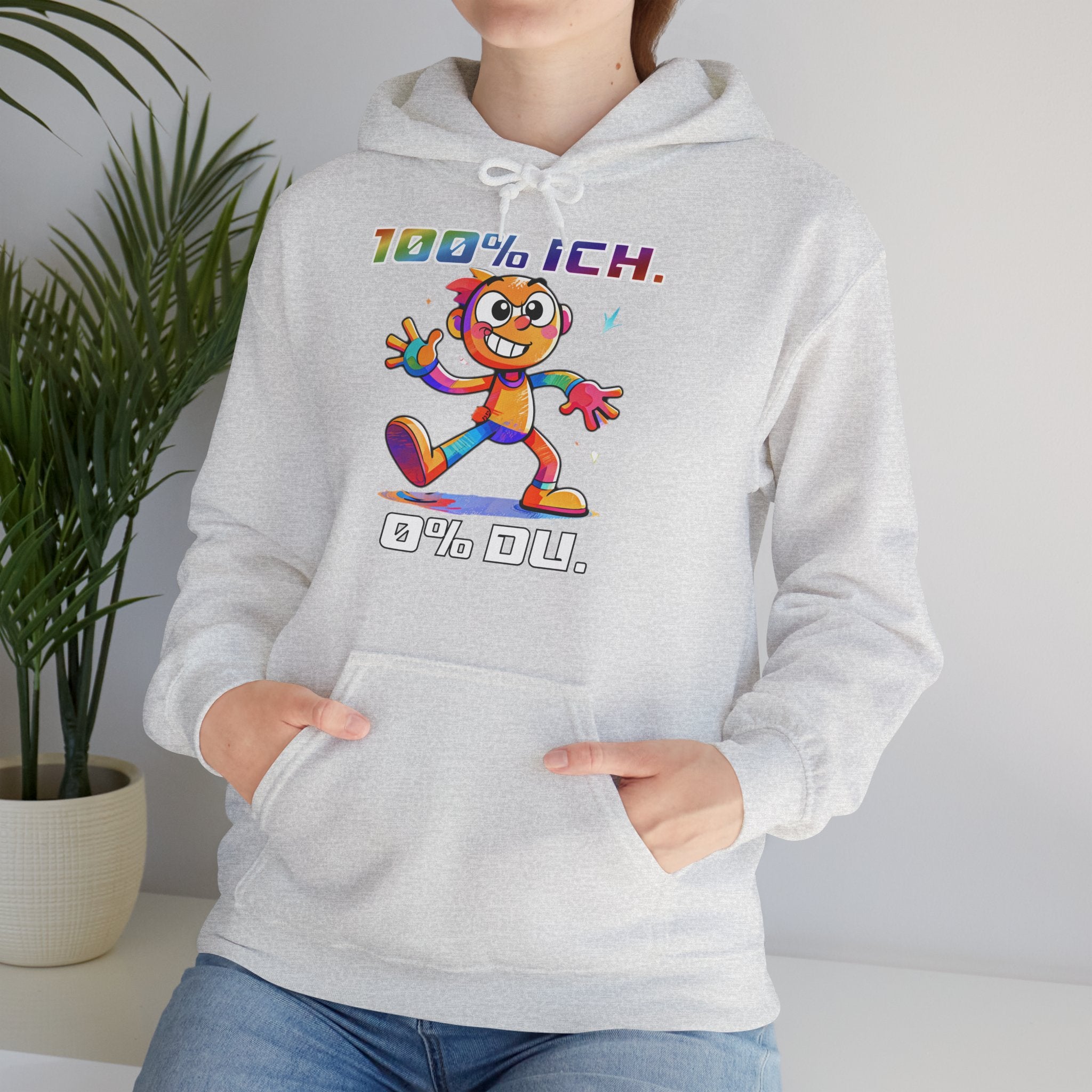 Hoodie „100 % ICH – 0 % DU“ | Humor | Phönix-Potsdam®