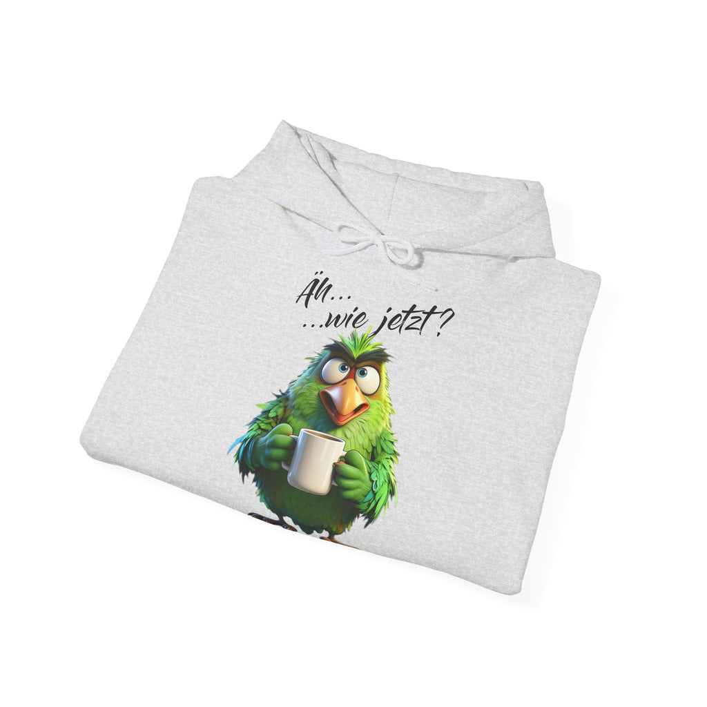 Papagei „Äh...wie jetzt?“ Hoodie | Humor | Phönix-Potsdam®
