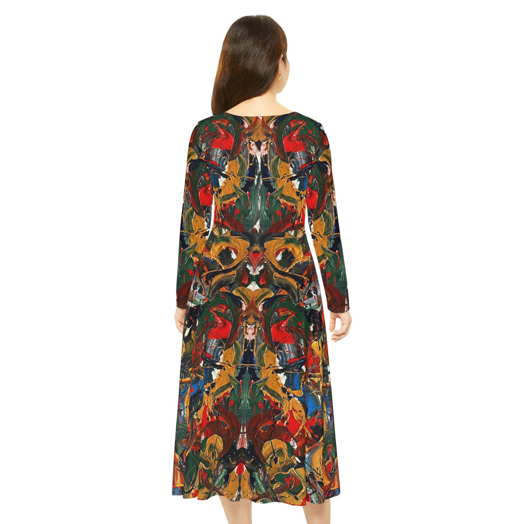 Vintage Swingkleid | Bemustert | Allover-Print | Phönix-Potsdam®