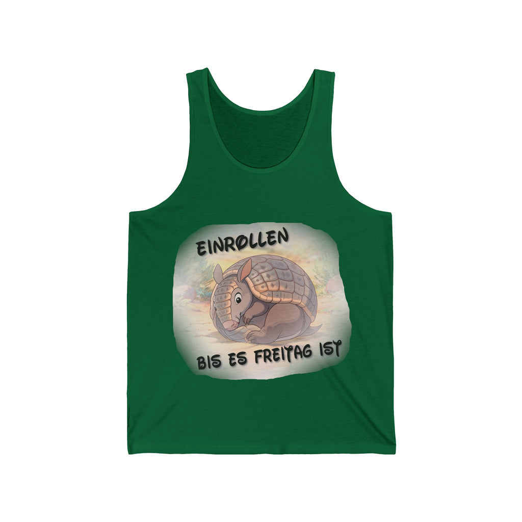 Gürteltier „Einrollen bis es Freitag ist“ Tank Top | Phönix-Potsdam®