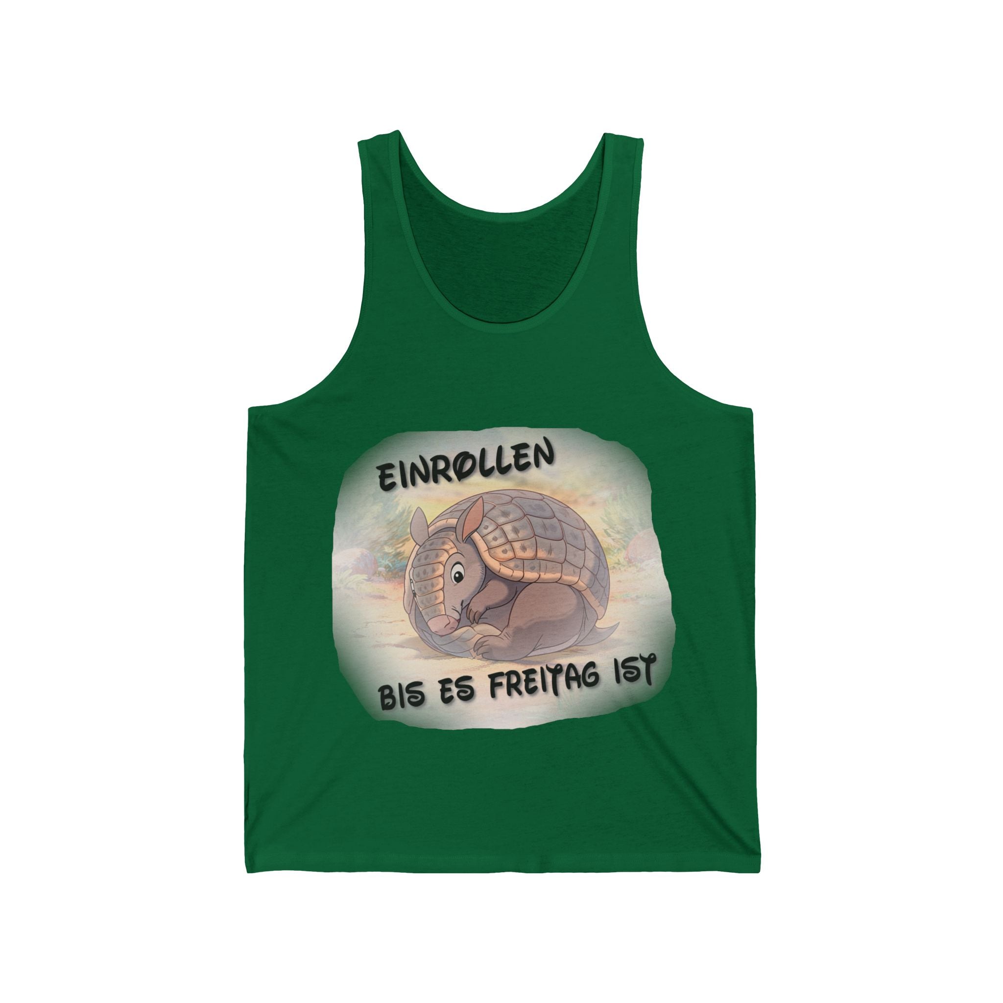 Gürteltier „Einrollen bis es Freitag ist“ Tank Top | Phönix-Potsdam®
