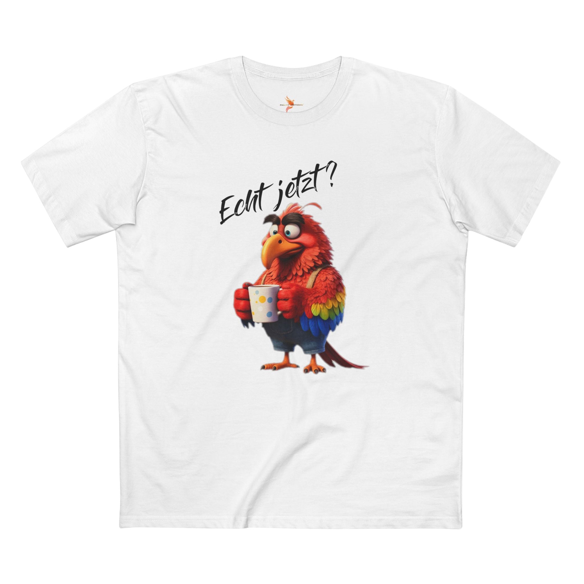 Papagei „Echt jetzt?“ T-Shirt | Humor | Phönix-Potsdam®