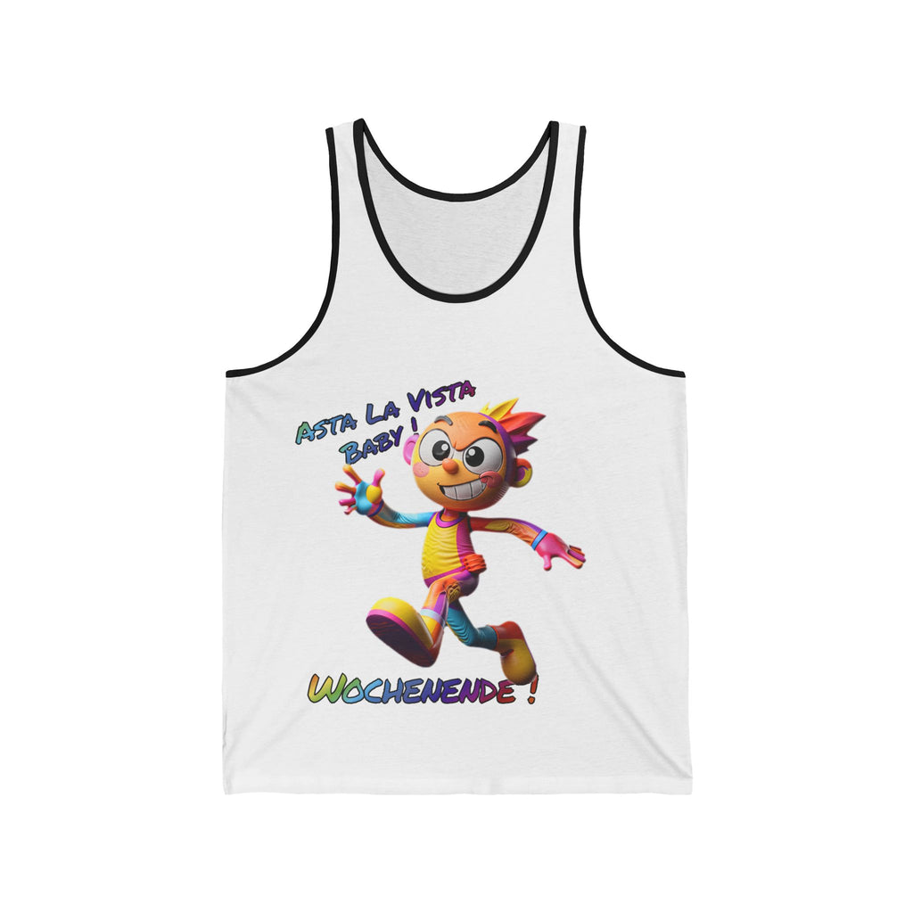 Tank Top „Asta la Vista, Baby! – Wochenende!“ | Humor | Phönix-Potsdam®