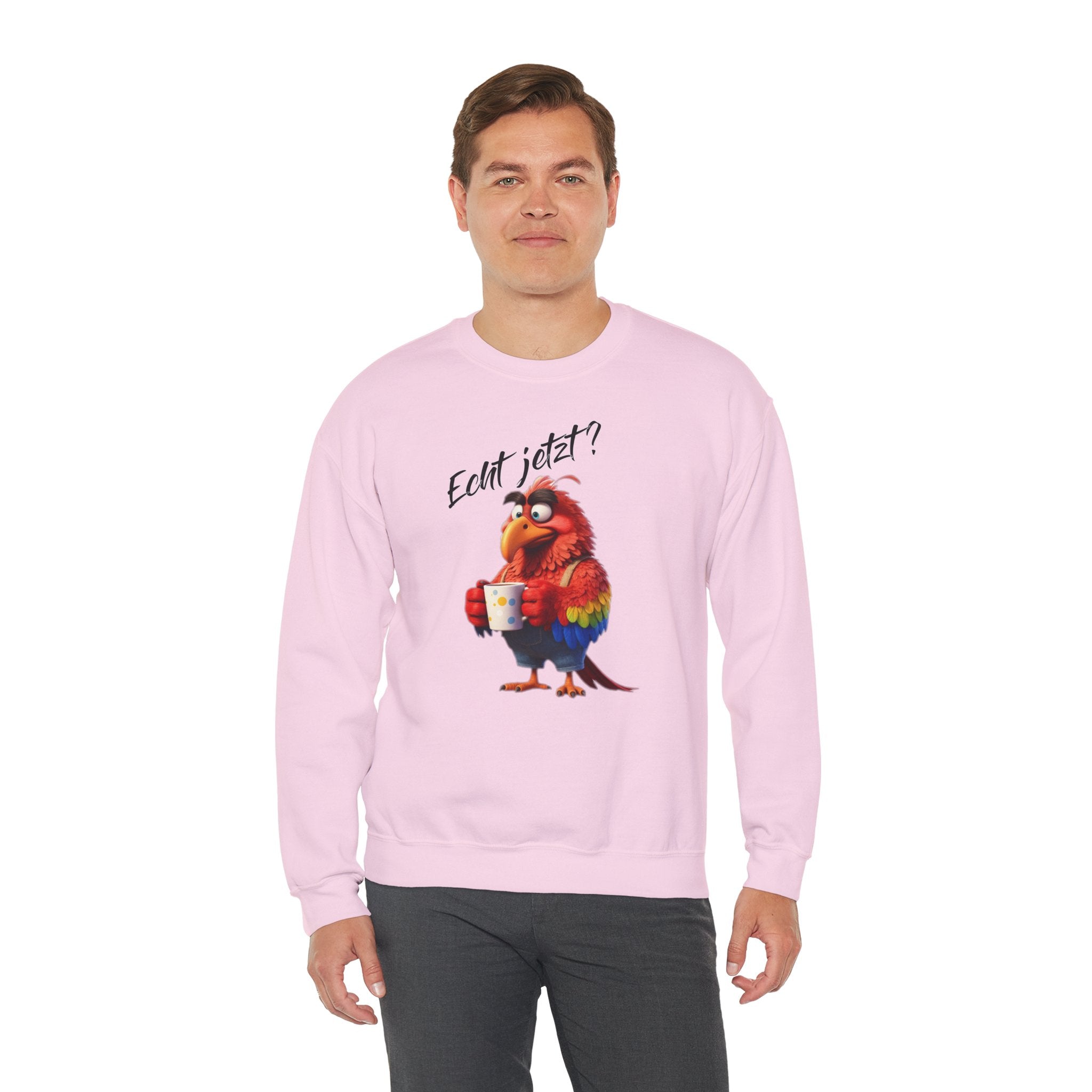 Papagei „Echt jetzt?“ Sweatshirt | Humor | Phönix-Potsdam®