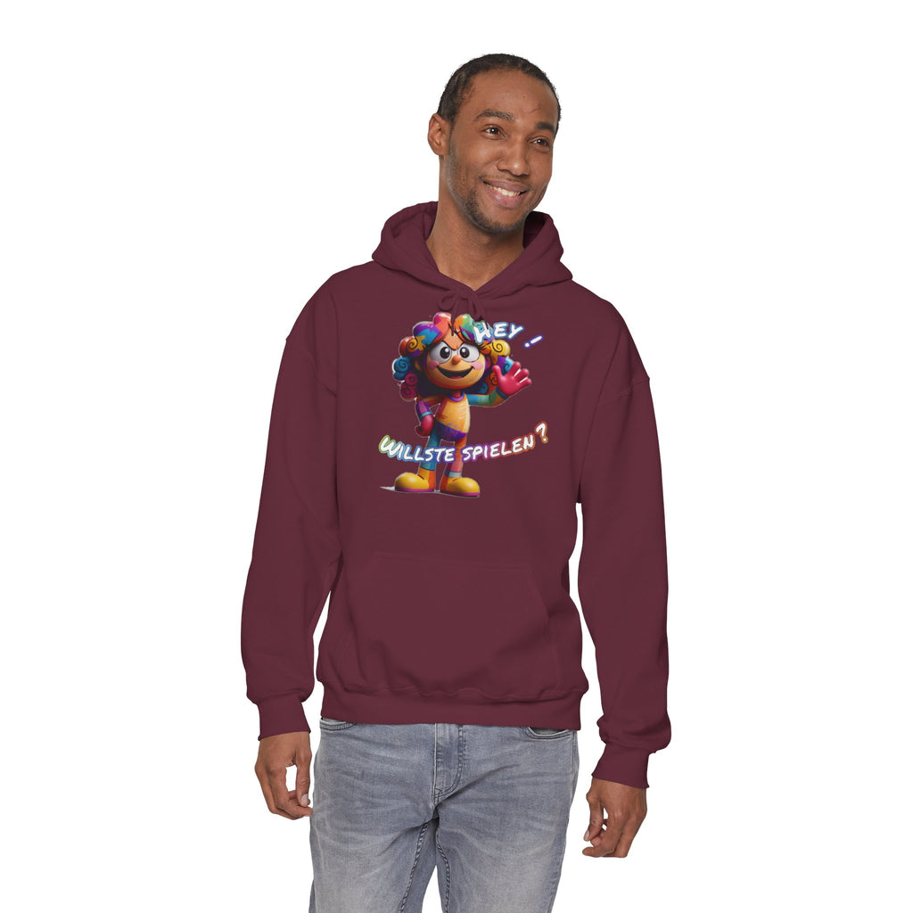 Hoodie „Hey! Willste spielen?“ | Humor | Phönix-Potsdam®