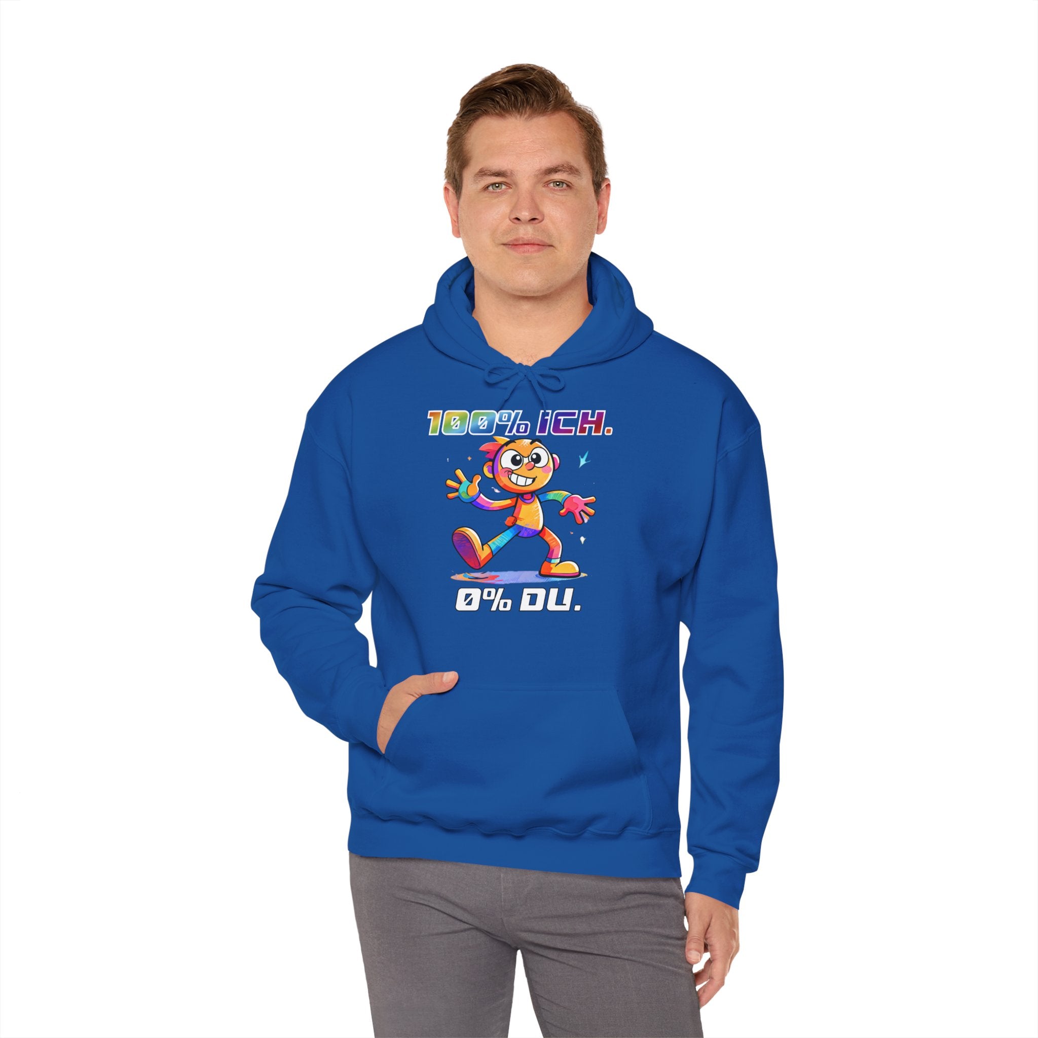 Hoodie „100 % ICH – 0 % DU“ | Humor | Phönix-Potsdam®