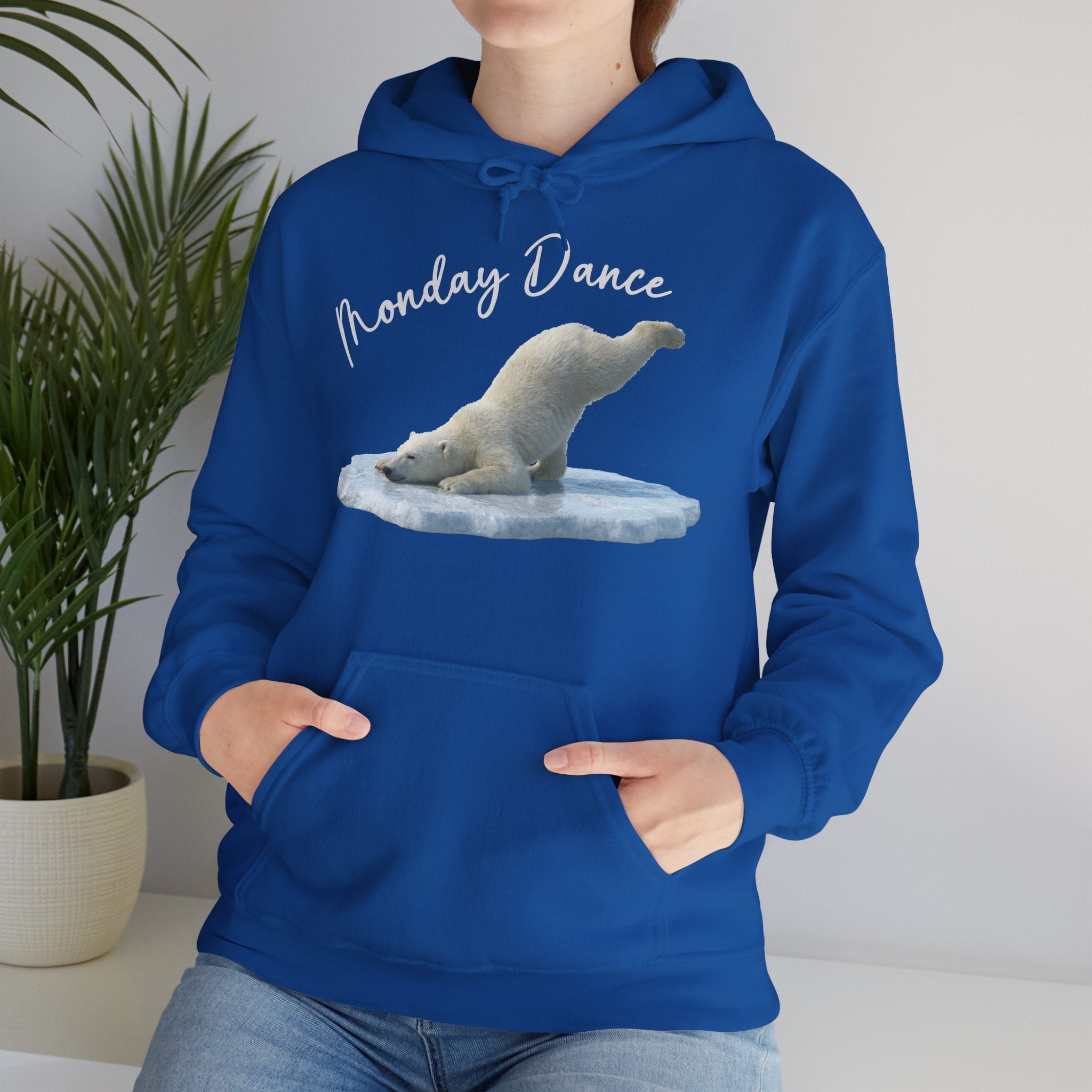 Eisbär „Monday Dance" Hoodie | Karikatur | Phönix-Potsdam®
