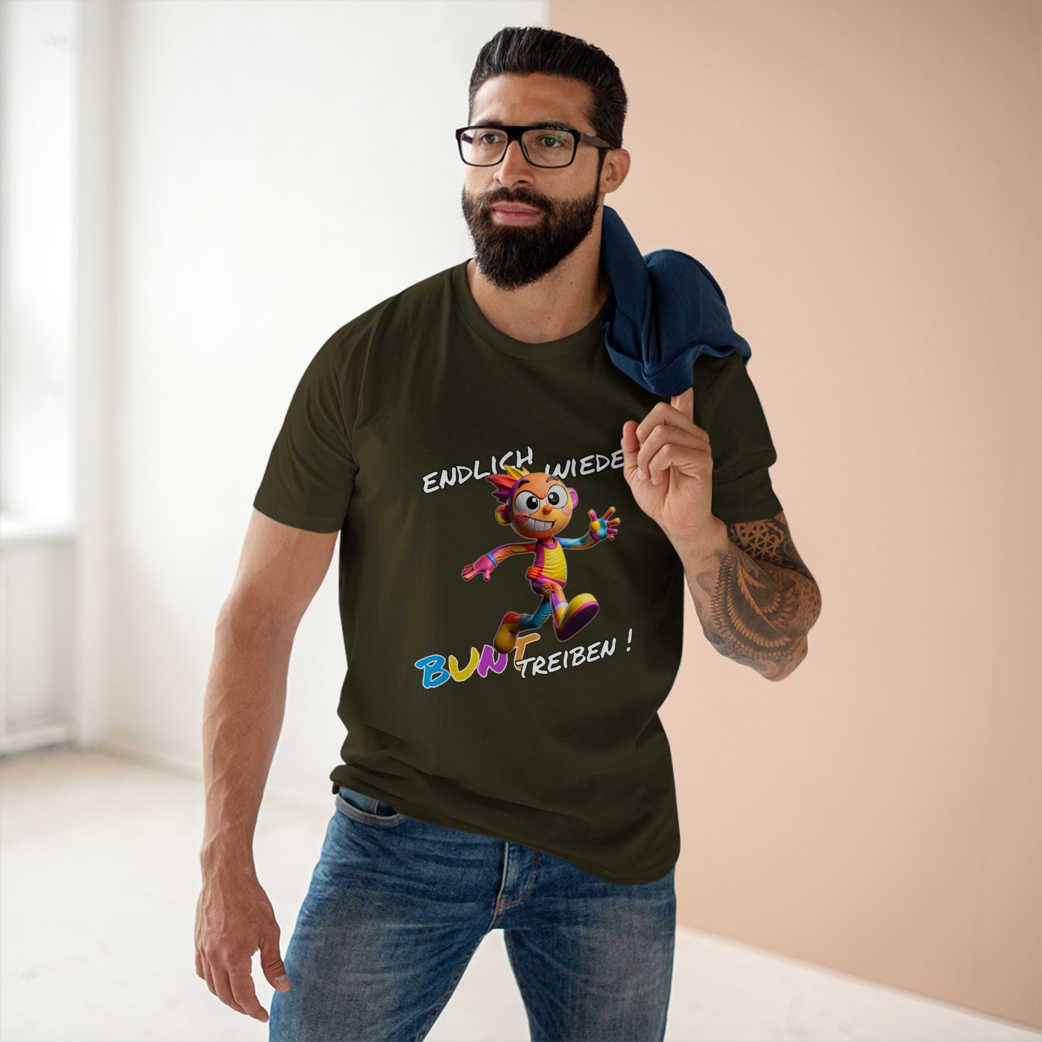 T-Shirt „Endlich wieder BUNT treiben!“ | Humor | Phönix-Potsdam®