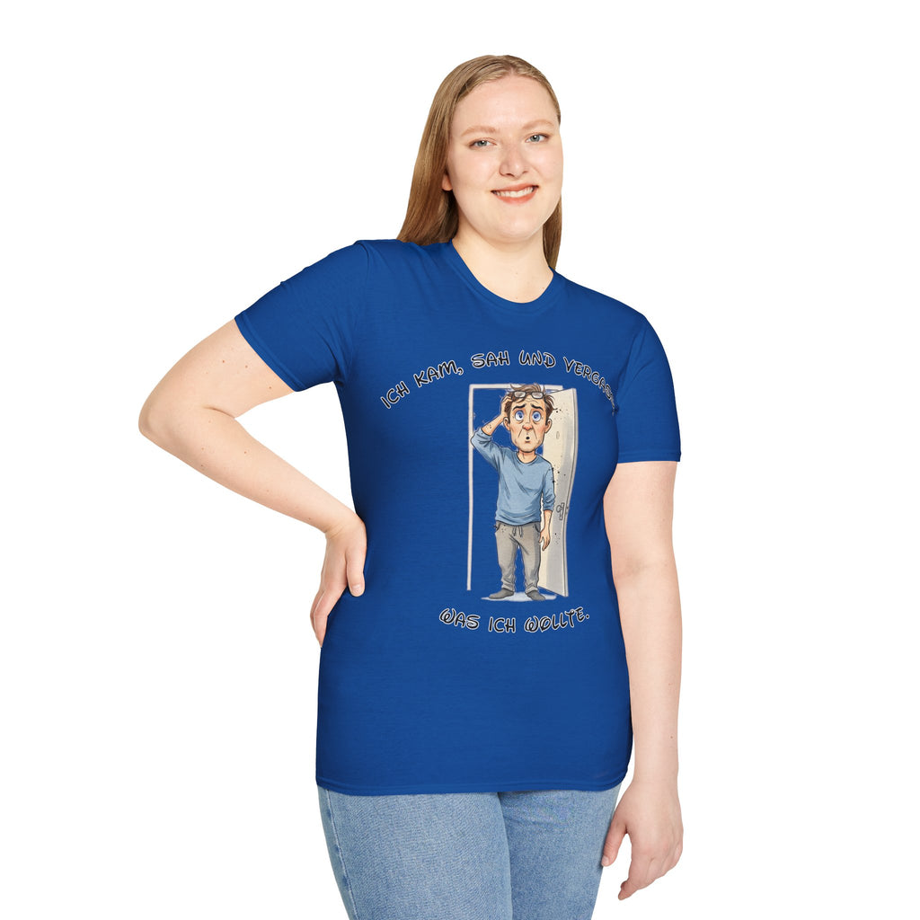 Ich kam, sah und vergaß T-Shirt | Karikatur | Phönix-Potsdam®