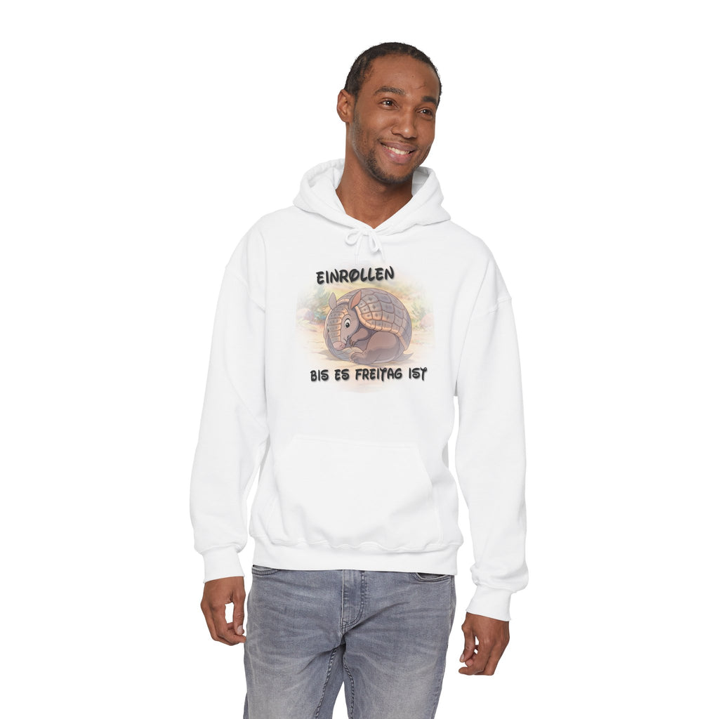 Gürteltier „Einrollen bis es Freitag ist“ Hoodie | Phönix-Potsdam®