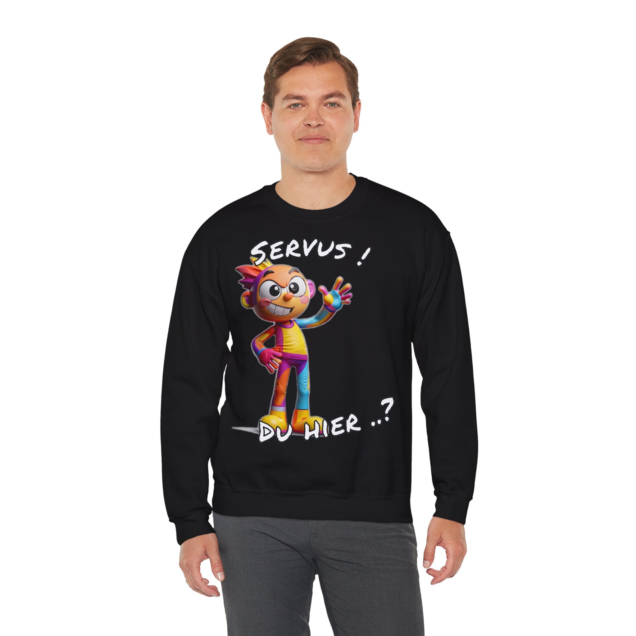 Sweatshirt „Servus! Du hier..?“ | Humor | Phönix-Potsdam®