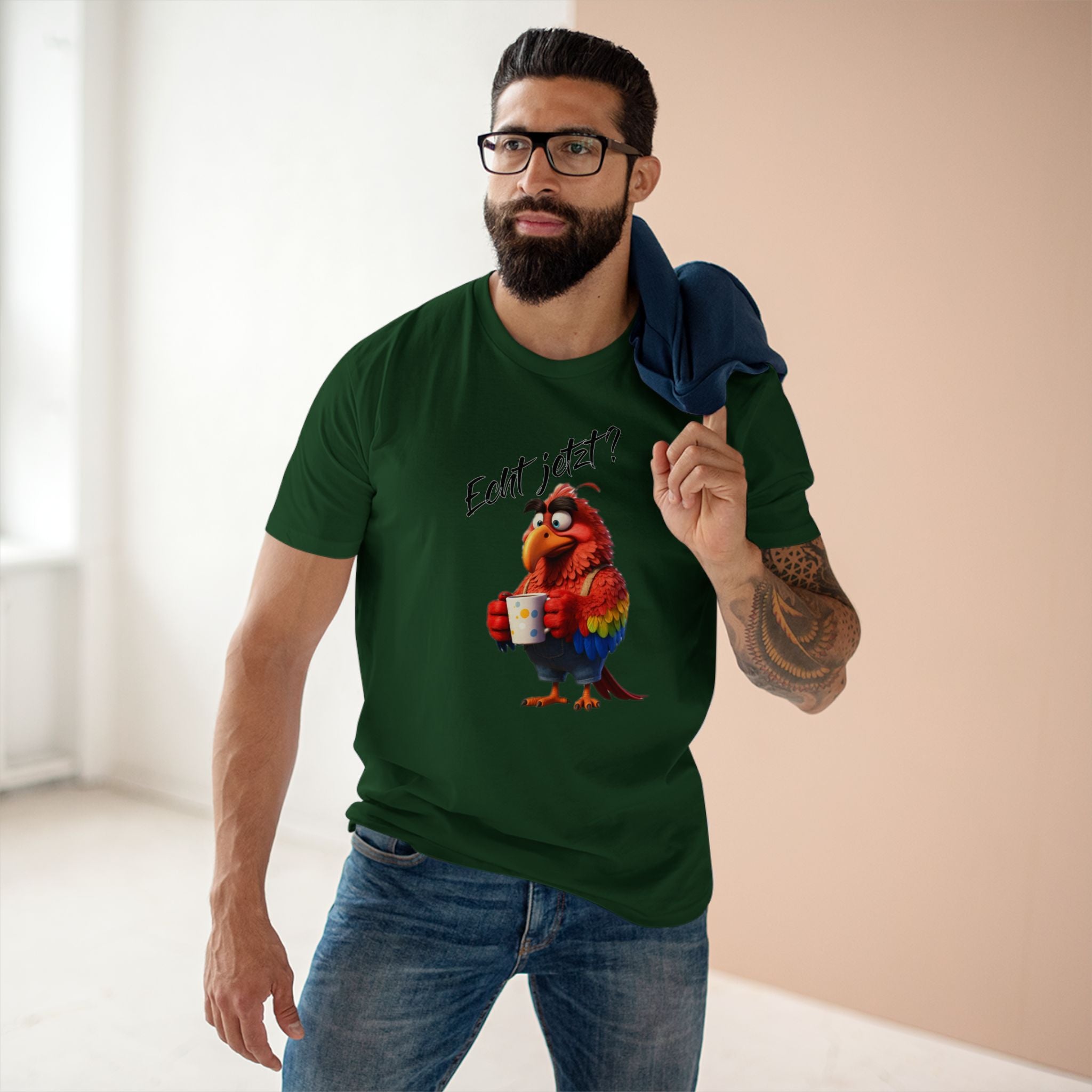 Papagei „Echt jetzt?“ T-Shirt | Humor | Phönix-Potsdam®