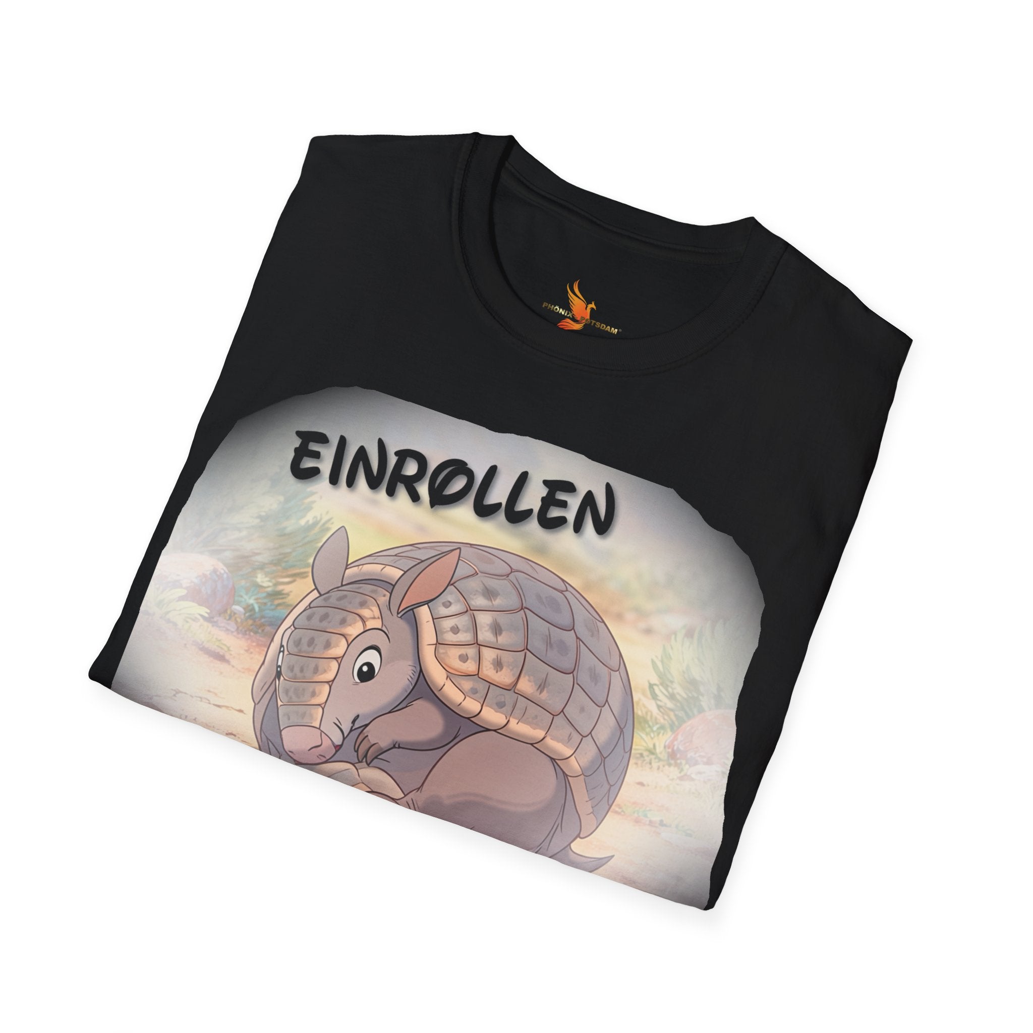 Gürteltier „Einrollen bis es Freitag ist“ T-Shirt | Phönix-Potsdam®