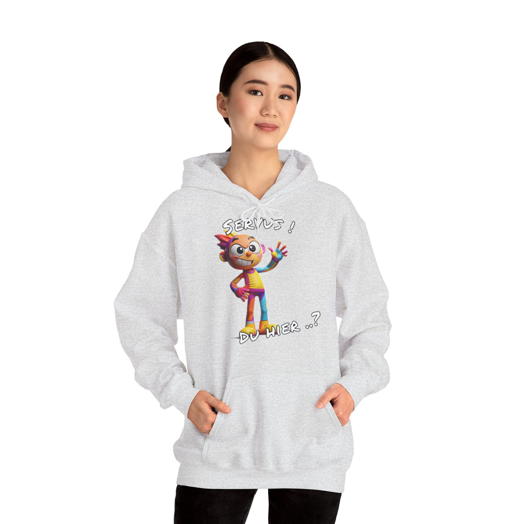 Hoodie „Servus! Du hier..?“ | Humor | Phönix-Potsdam®