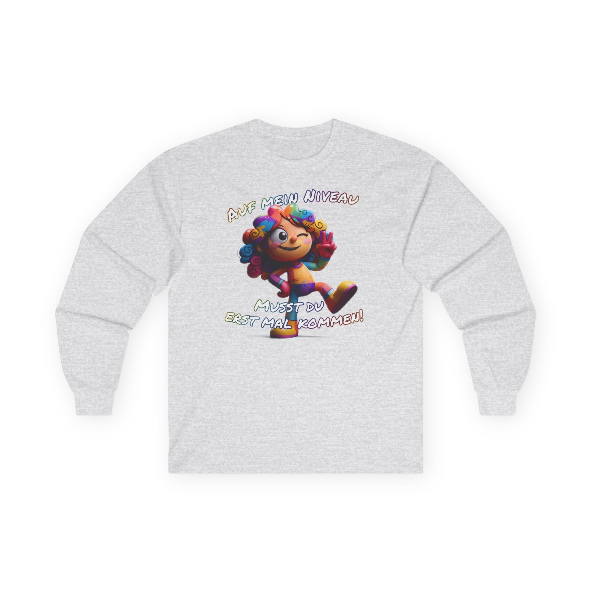 „Auf mein Niveau musst du erst mal kommen!“ Langarmshirt | Humor | Phönix-Potsdam®