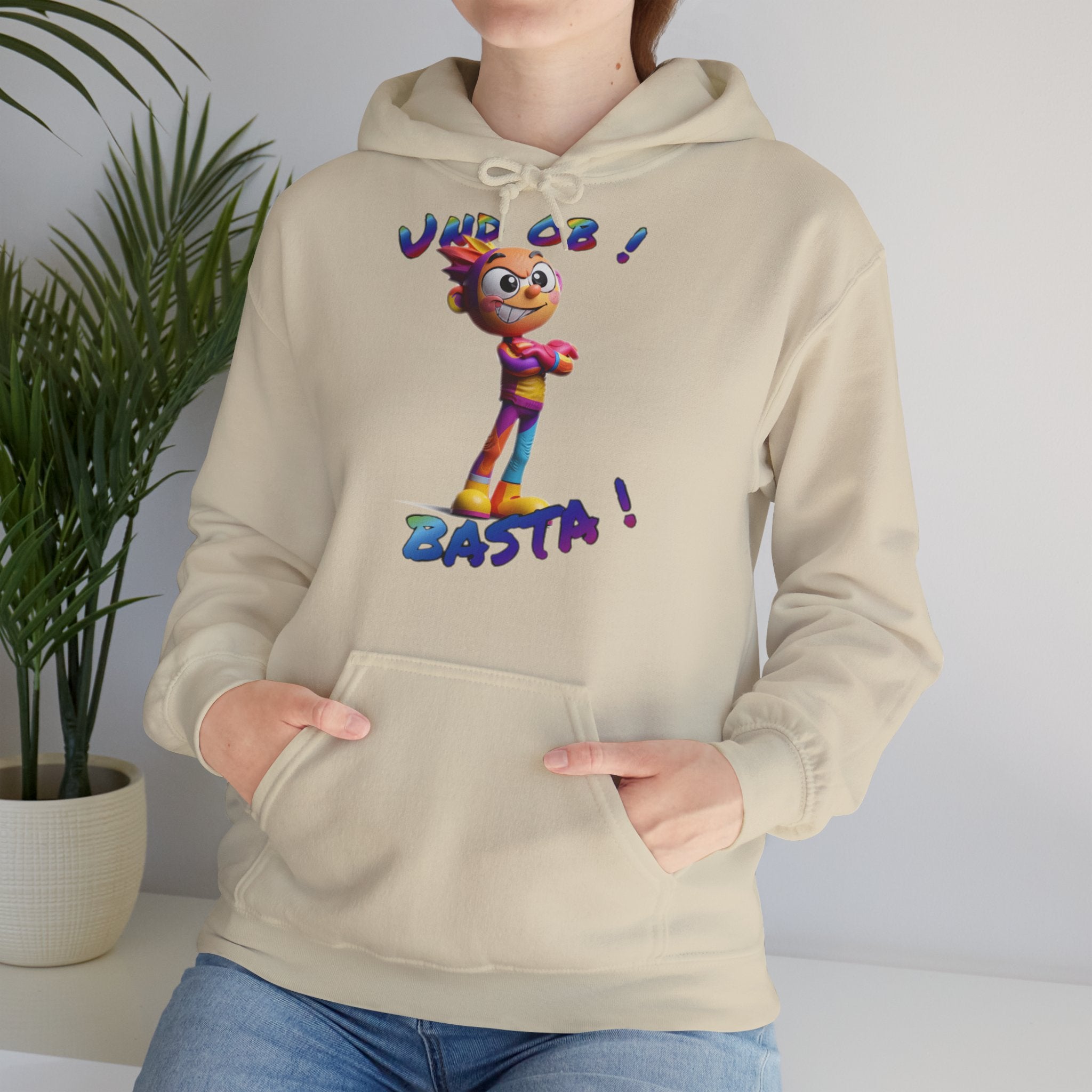 Hoodie „Und ob! Basta!“ | Humor | Phönix-Potsdam®