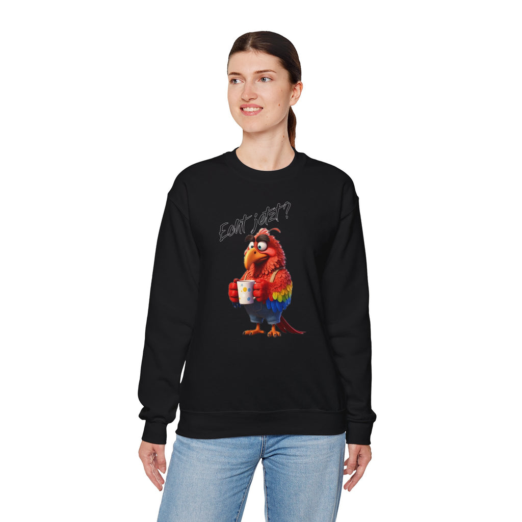 Papagei „Echt jetzt?“ Sweatshirt | Humor | Phönix-Potsdam®