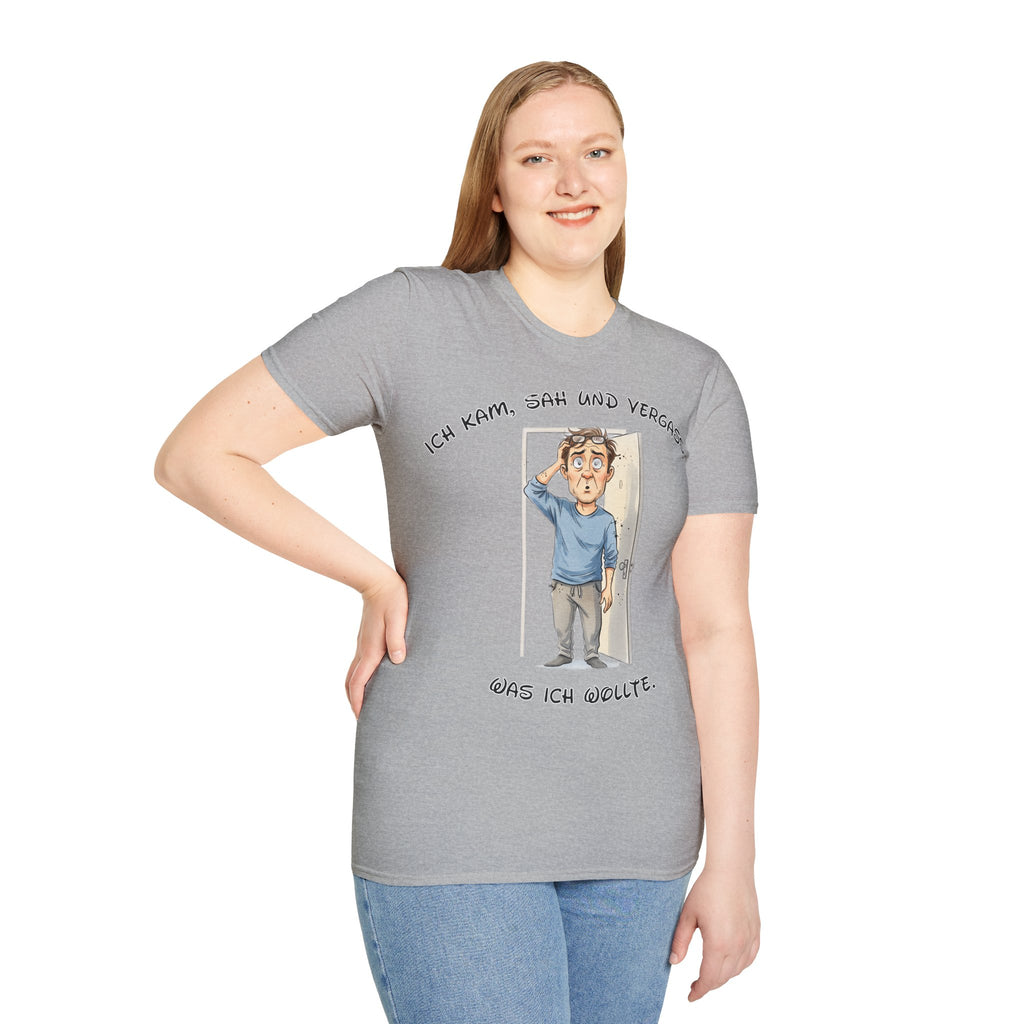 Ich kam, sah und vergaß T-Shirt | Karikatur | Phönix-Potsdam®