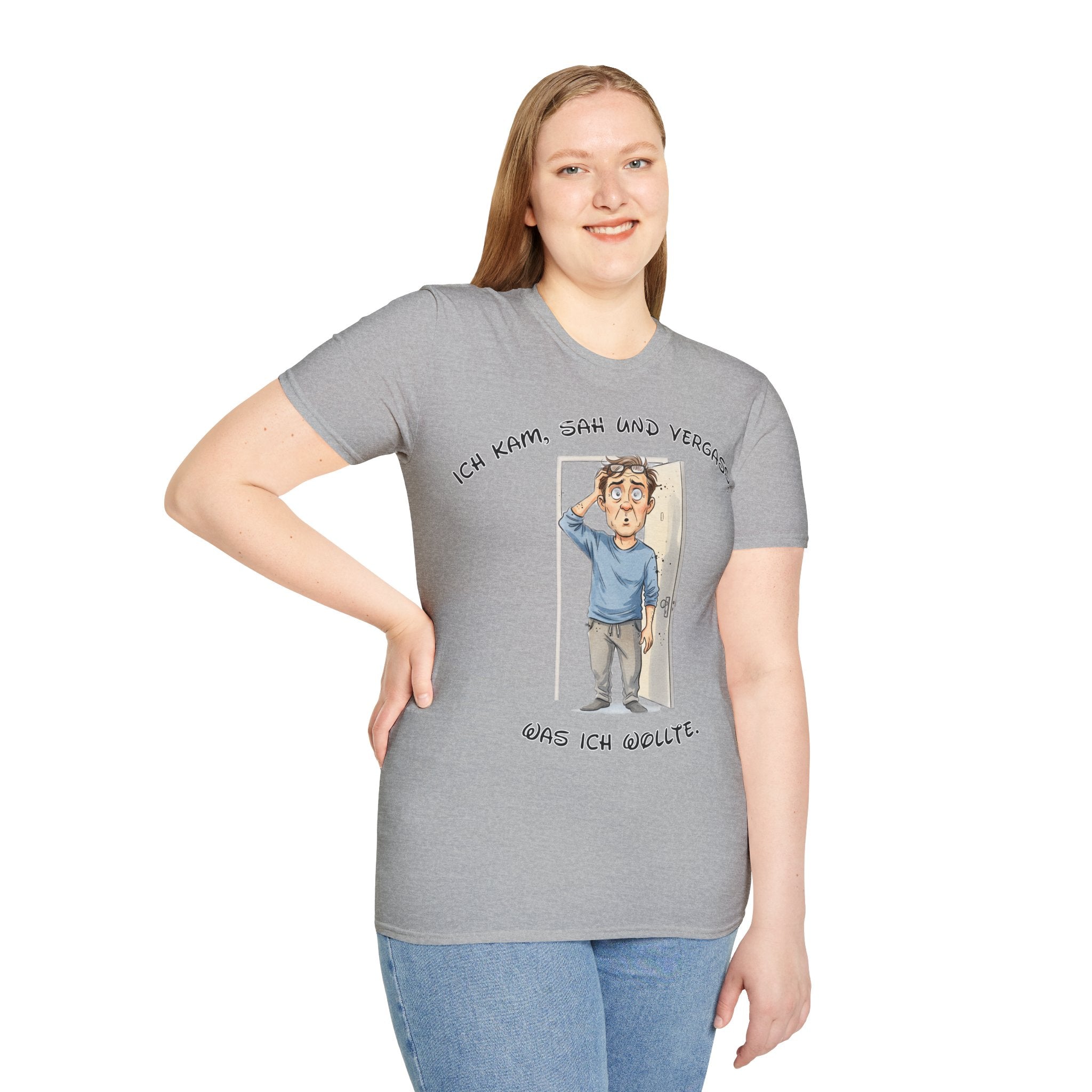 Ich kam, sah und vergaß T-Shirt | Karikatur | Phönix-Potsdam®