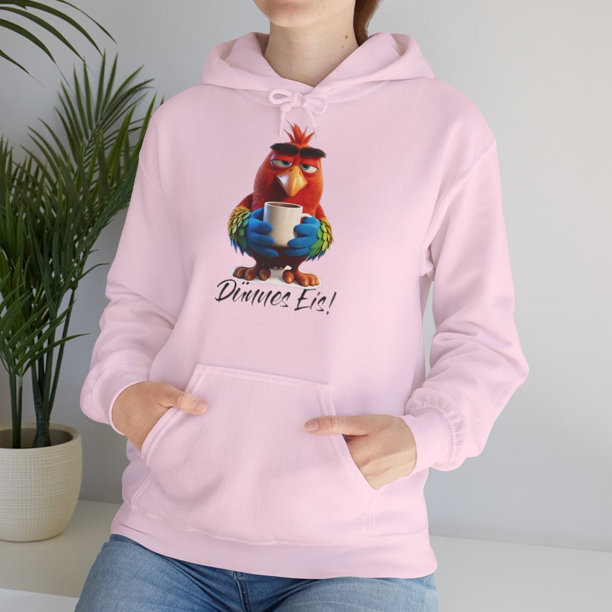 Papagei „Dünnes Eis!“ Hoodie | Humor | Phönix-Potsdam®