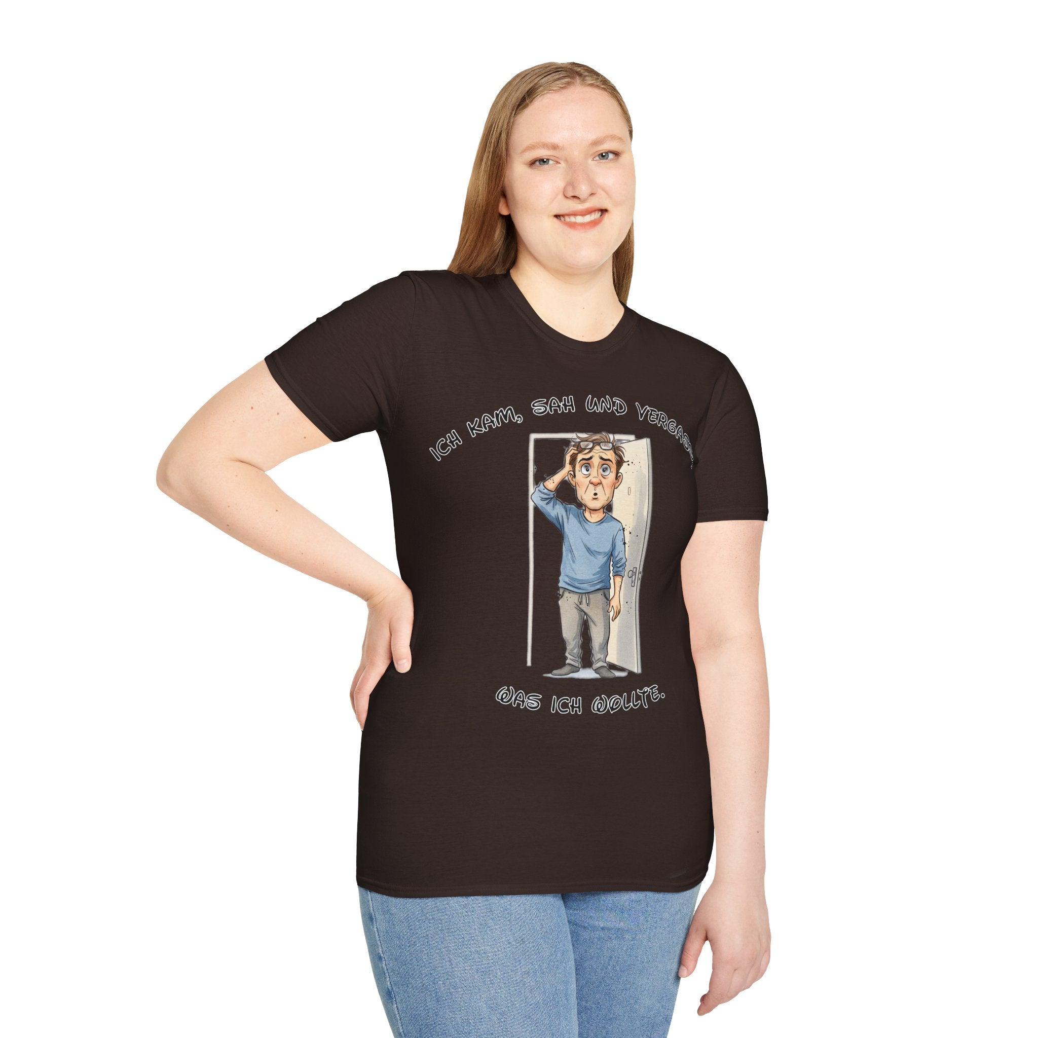 Ich kam, sah und vergaß T-Shirt | Karikatur | Phönix-Potsdam®