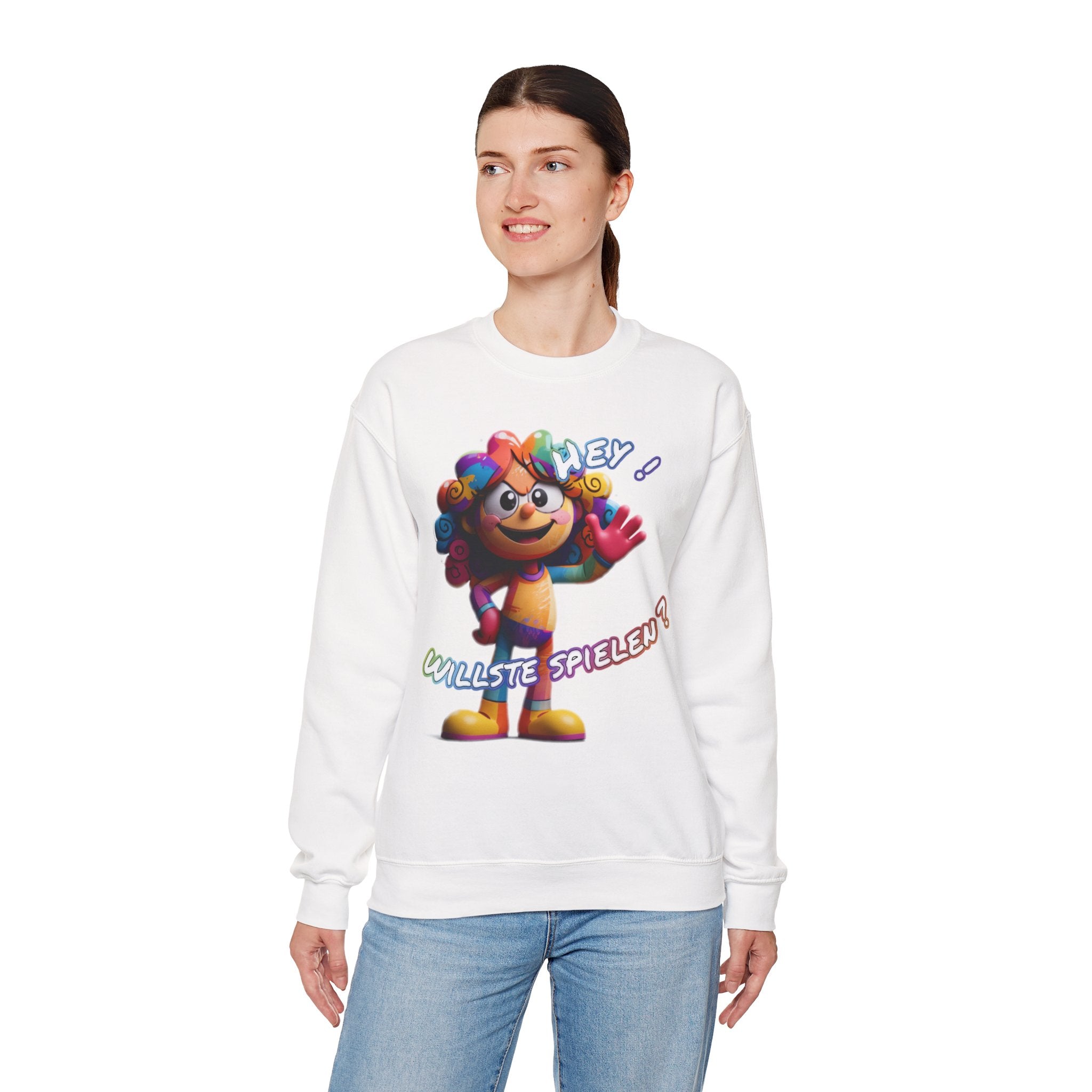 Sweatshirt „Hey! Willste spielen?“ | Humor | Phönix-Potsdam®