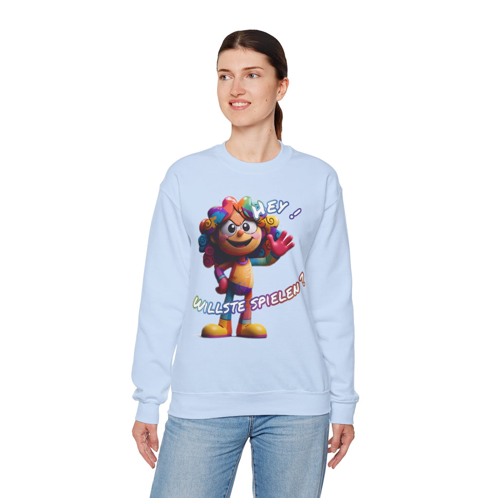 Sweatshirt „Hey! Willste spielen?“ | Humor | Phönix-Potsdam®