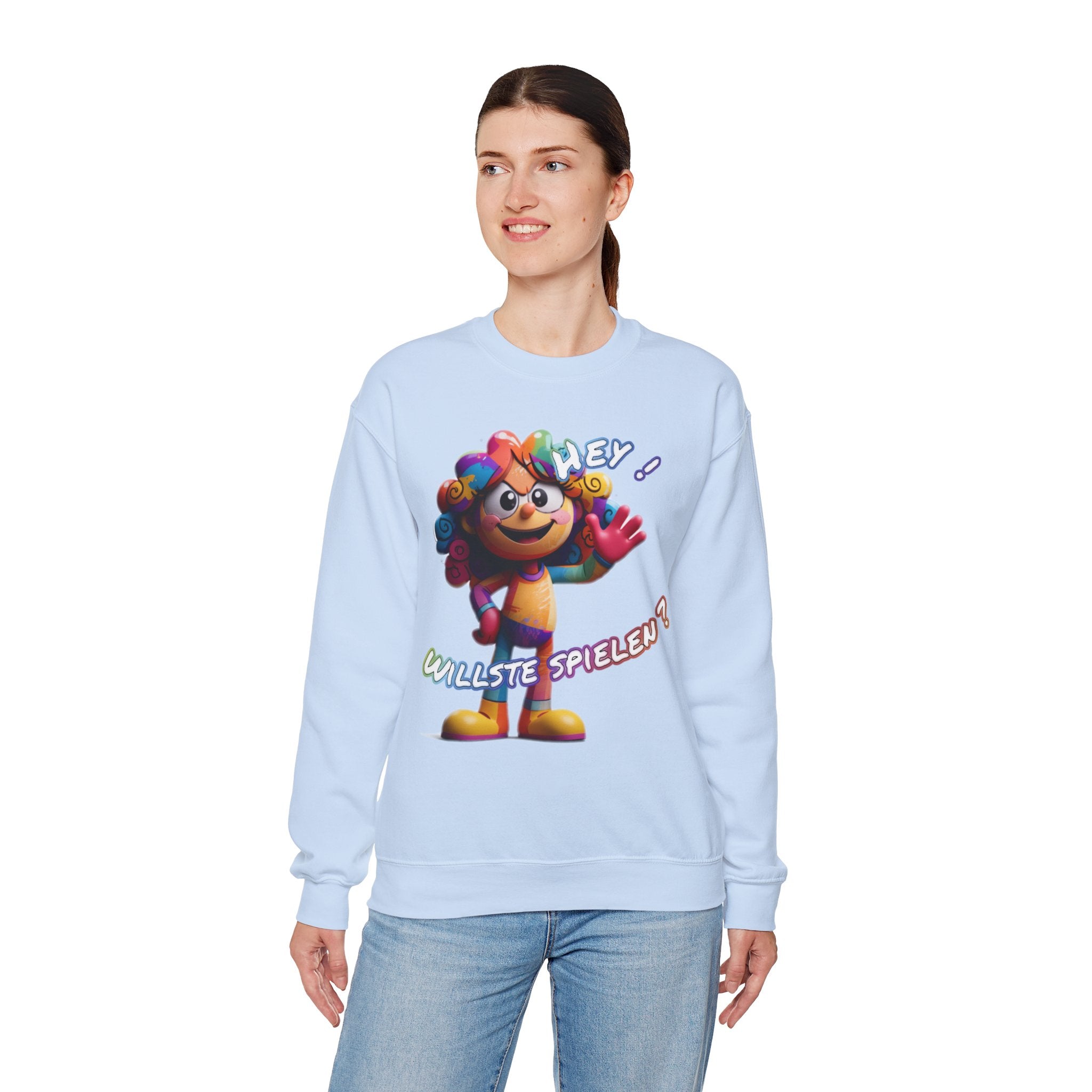 Sweatshirt „Hey! Willste spielen?“ | Humor | Phönix-Potsdam®