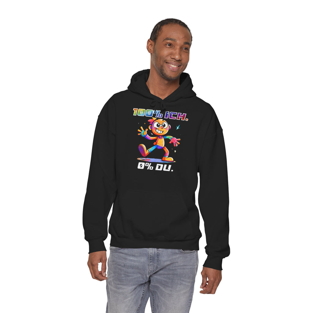 Hoodie „100 % ICH – 0 % DU“ | Humor | Phönix-Potsdam®