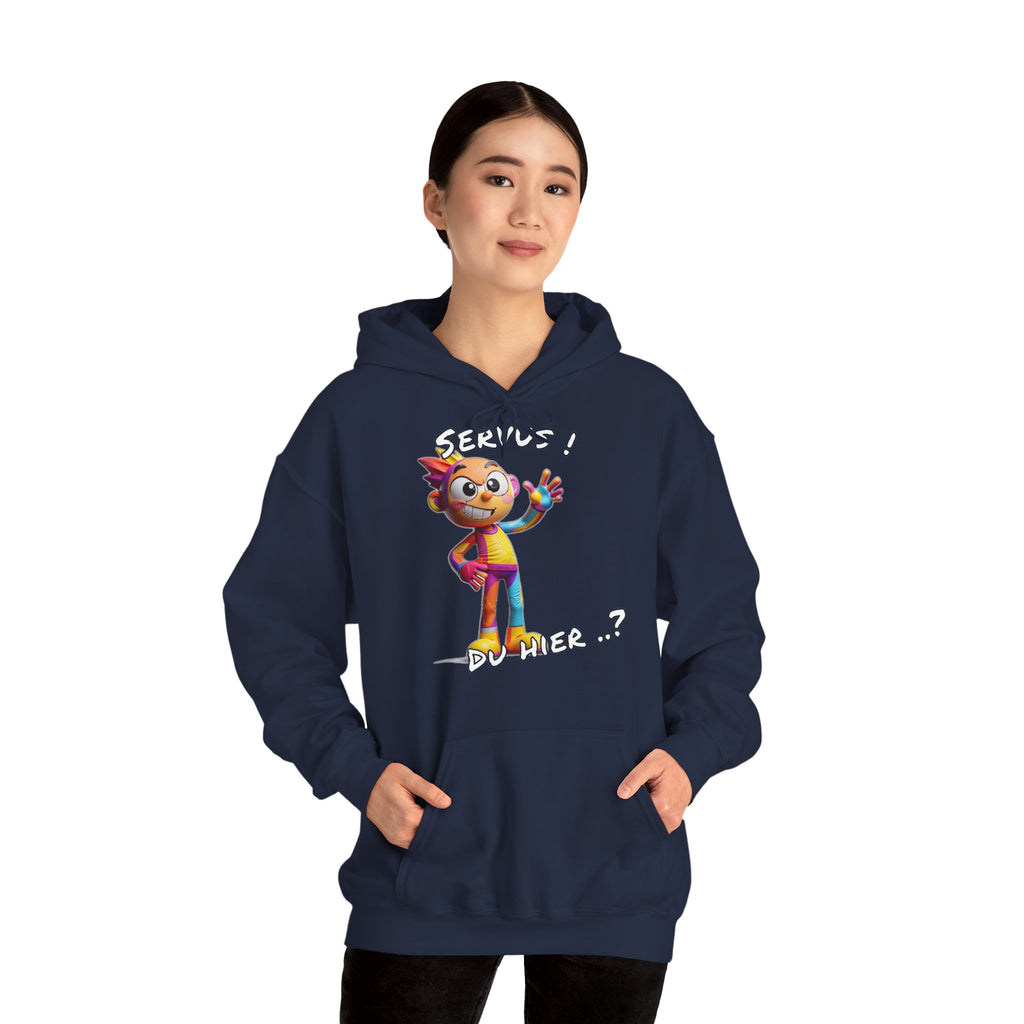 Hoodie „Servus! Du hier..?“ | Humor | Phönix-Potsdam®