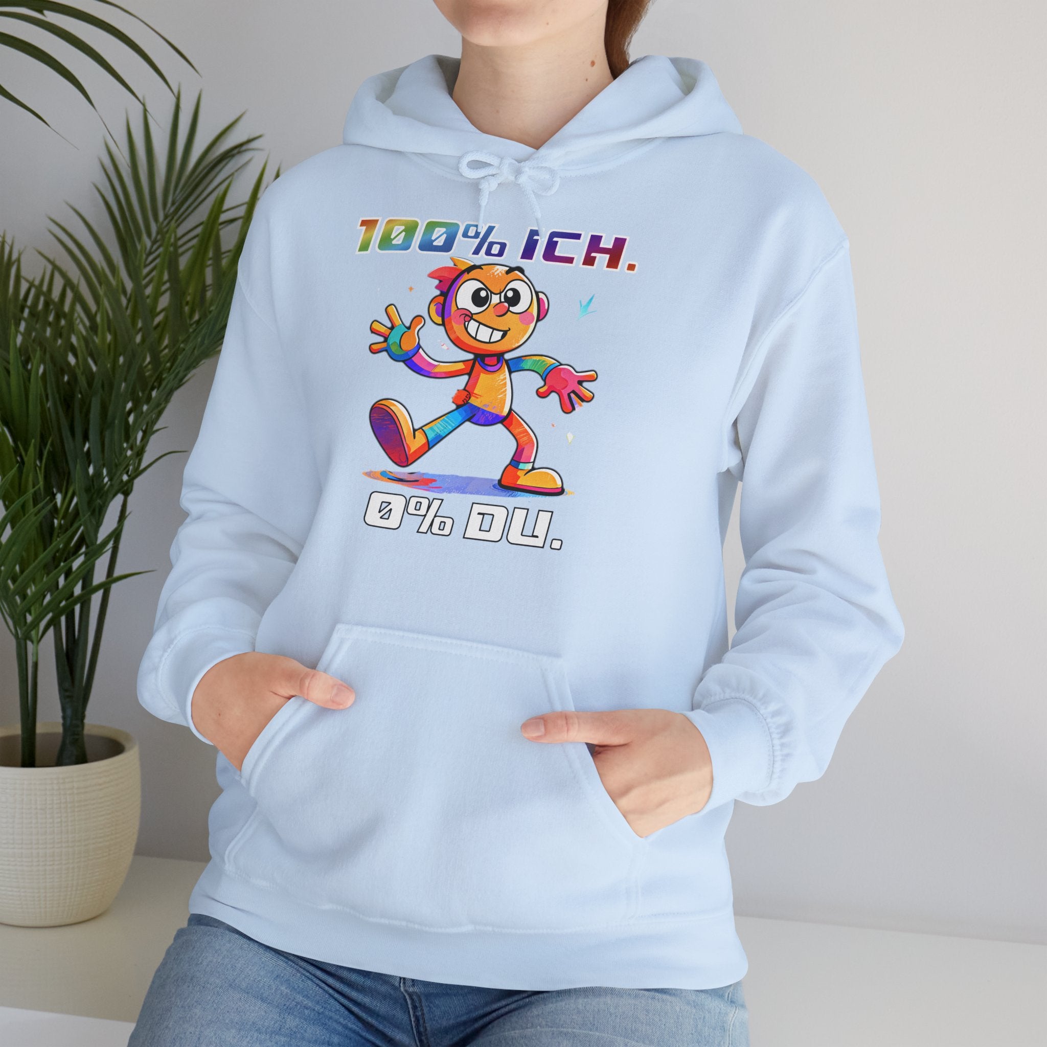 Hoodie „100 % ICH – 0 % DU“ | Humor | Phönix-Potsdam®