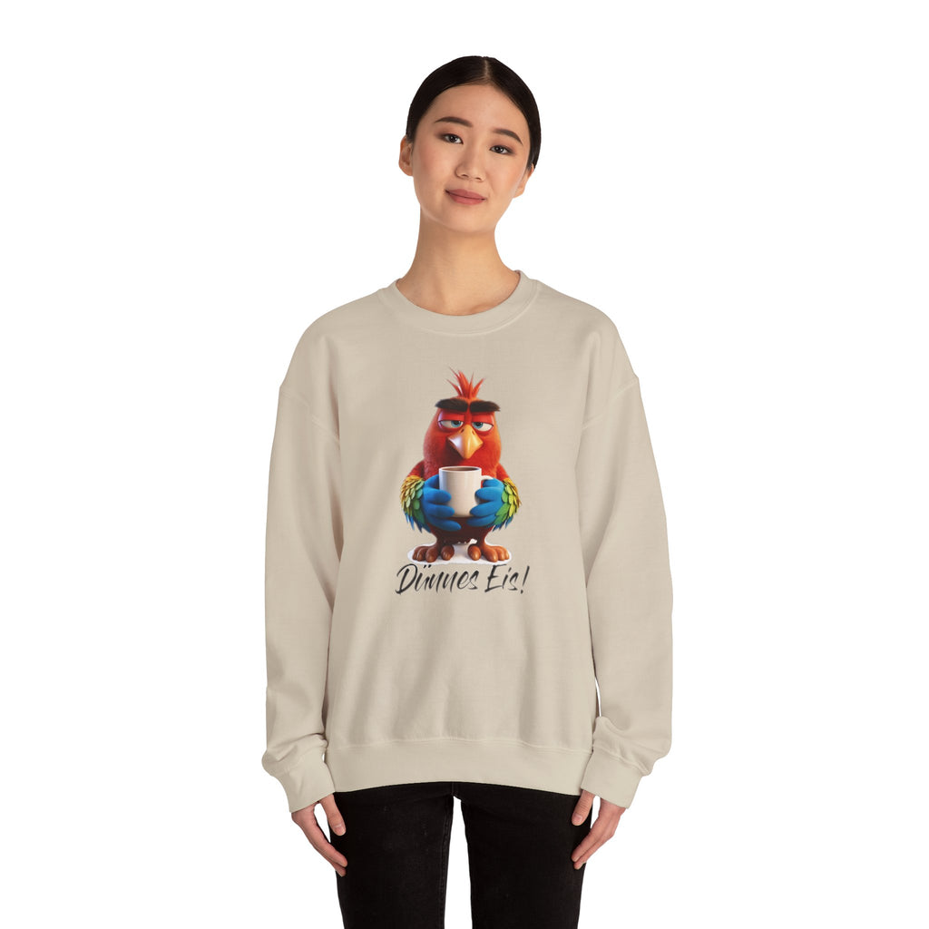 Papagei „Dünnes Eis!“ Sweatshirt | Humor | Phönix-Potsdam®