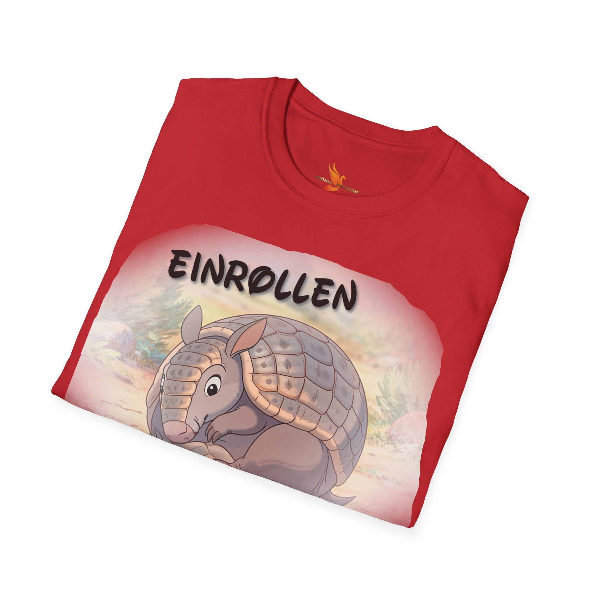 Gürteltier „Einrollen bis es Freitag ist“ T-Shirt | Phönix-Potsdam®