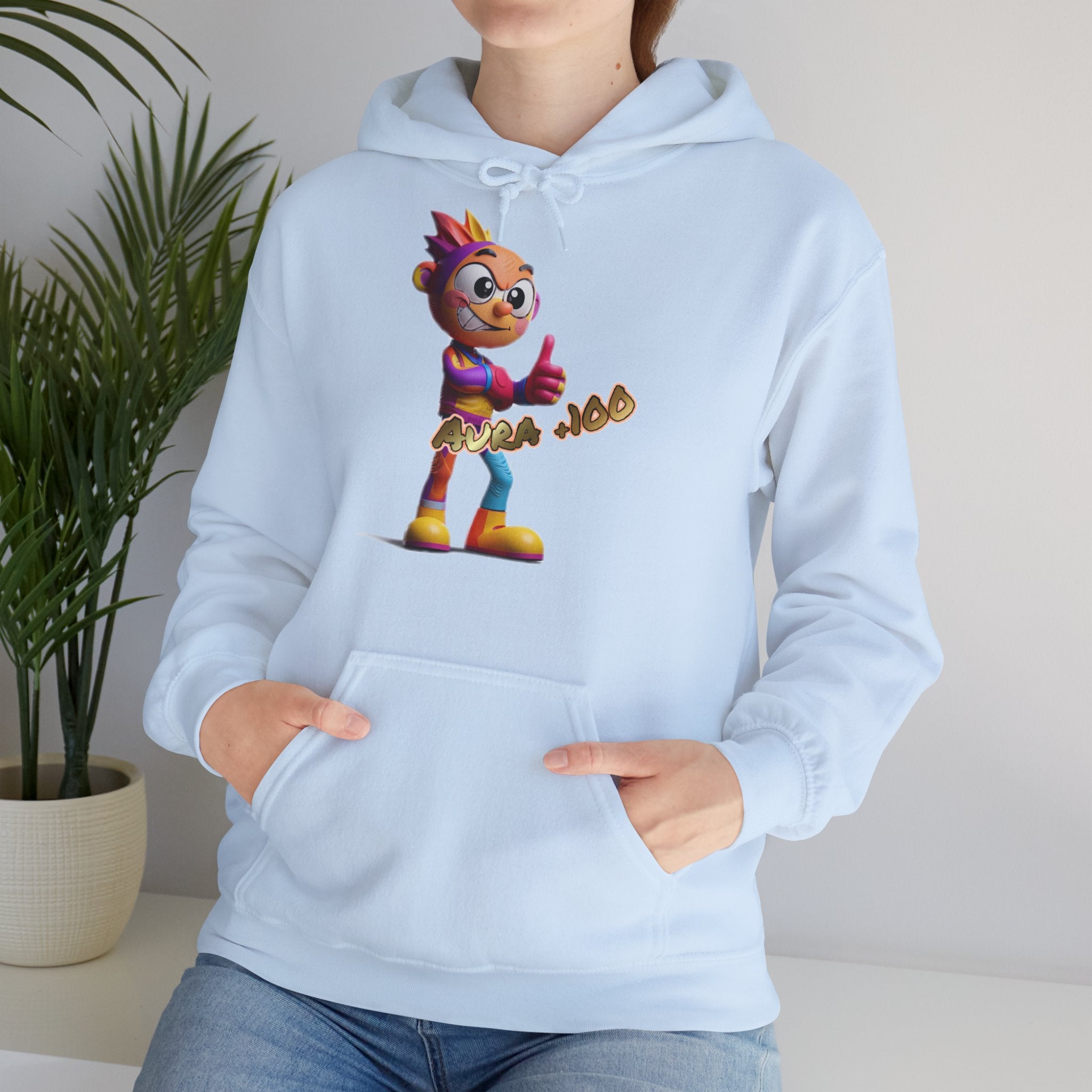 Hoodie „Aura +100“ | Humor | Phönix-Potsdam®