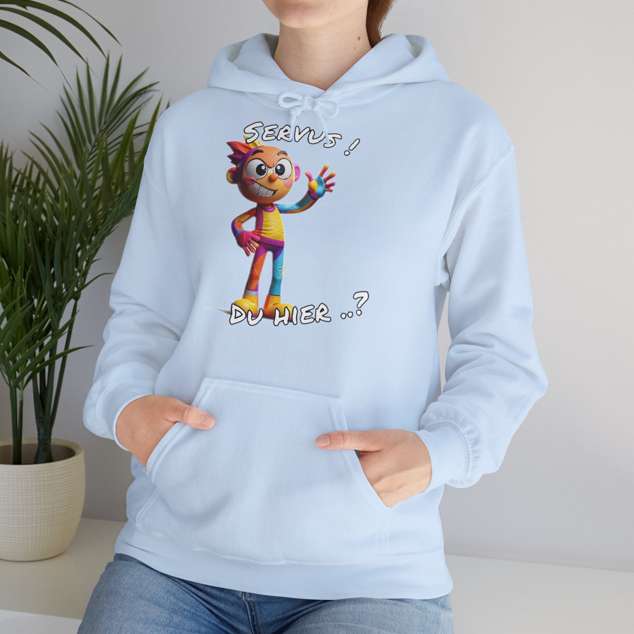 Hoodie „Servus! Du hier..?“ | Humor | Phönix-Potsdam®