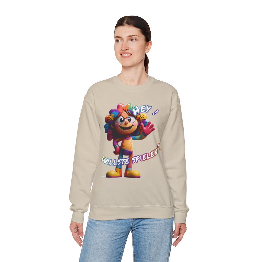 Sweatshirt „Hey! Willste spielen?“ | Humor | Phönix-Potsdam®