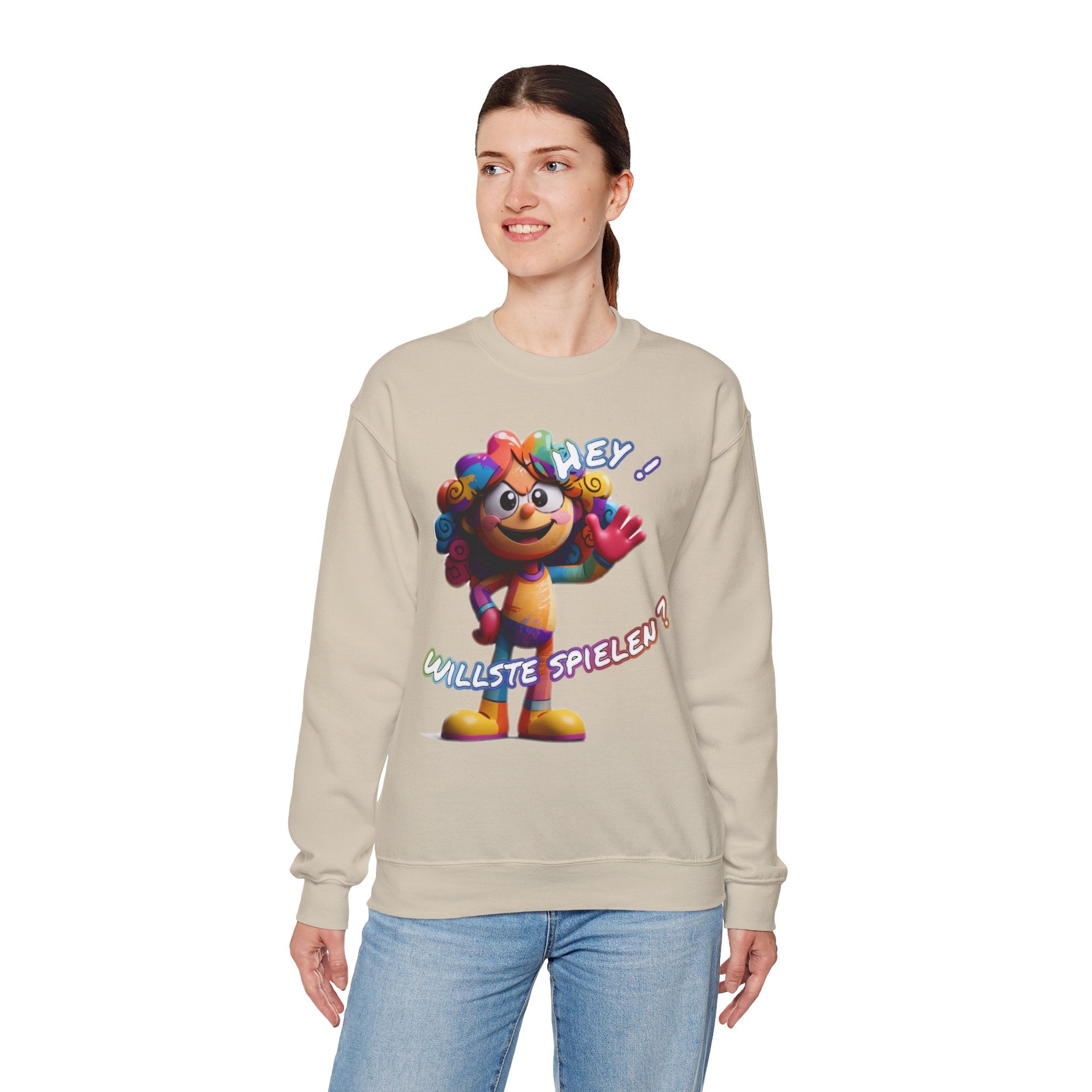 Sweatshirt „Hey! Willste spielen?“ | Humor | Phönix-Potsdam®