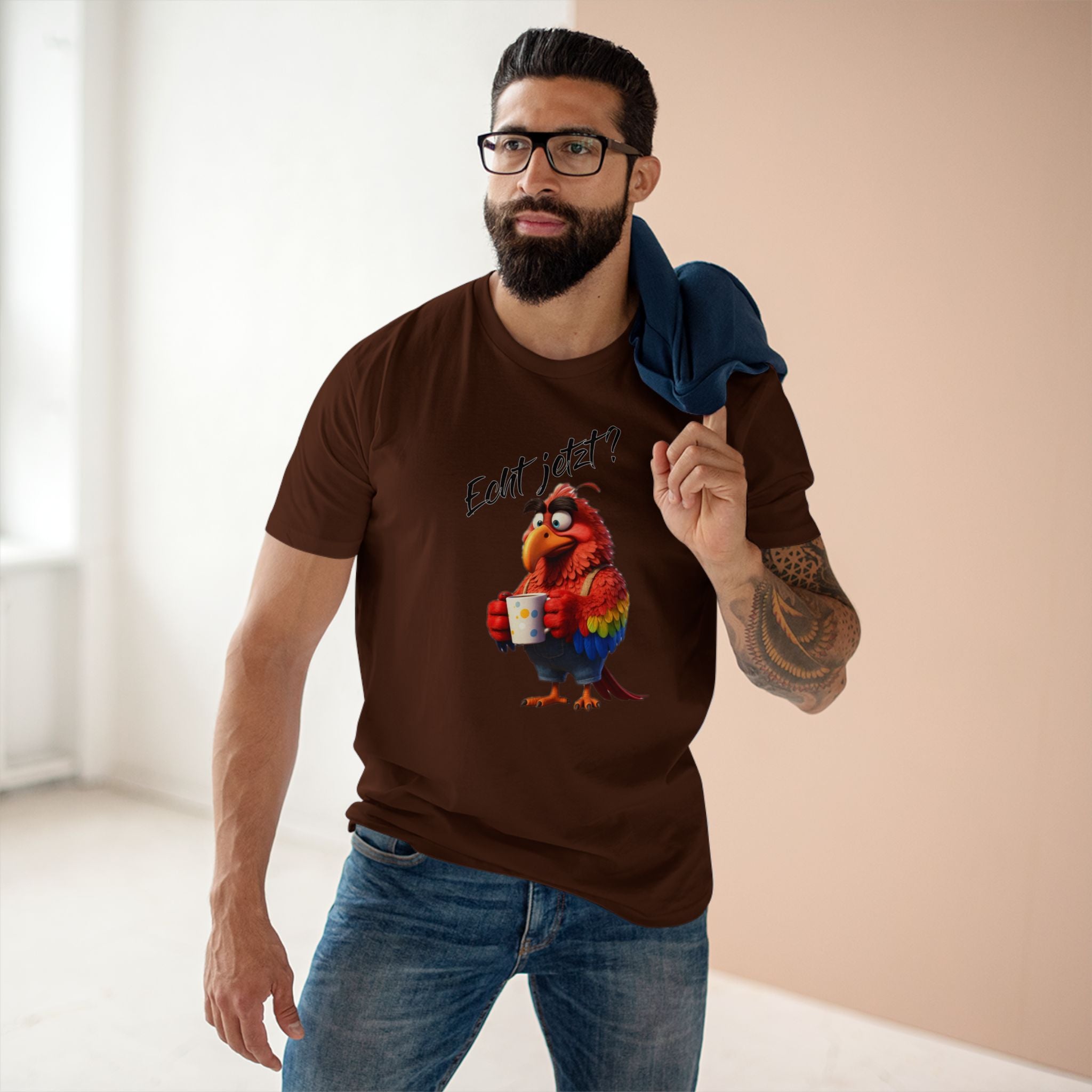 Papagei „Echt jetzt?“ T-Shirt | Humor | Phönix-Potsdam®