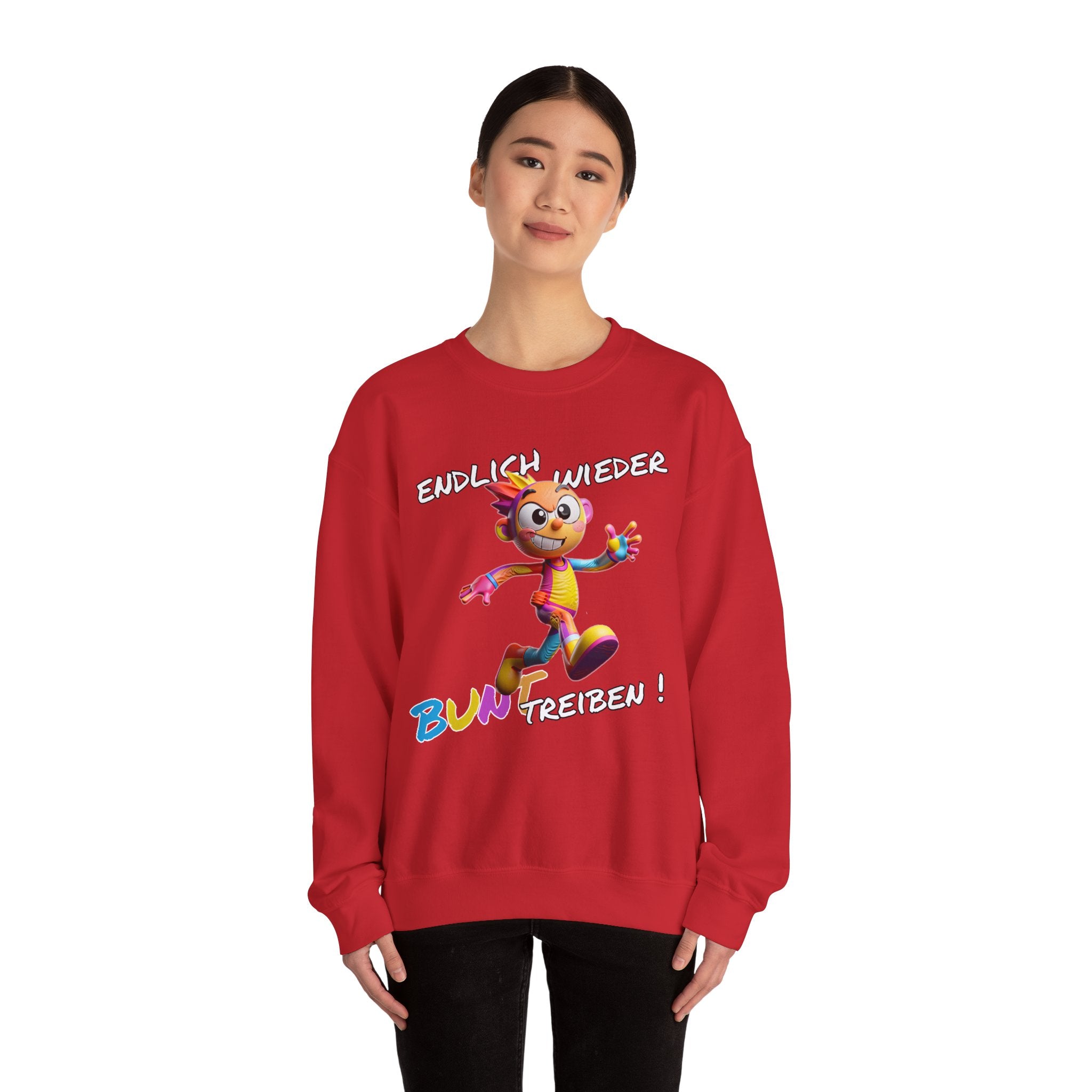 Sweatshirt „Endlich wieder BUNT treiben!“ | Humor | Phönix-Potsdam®