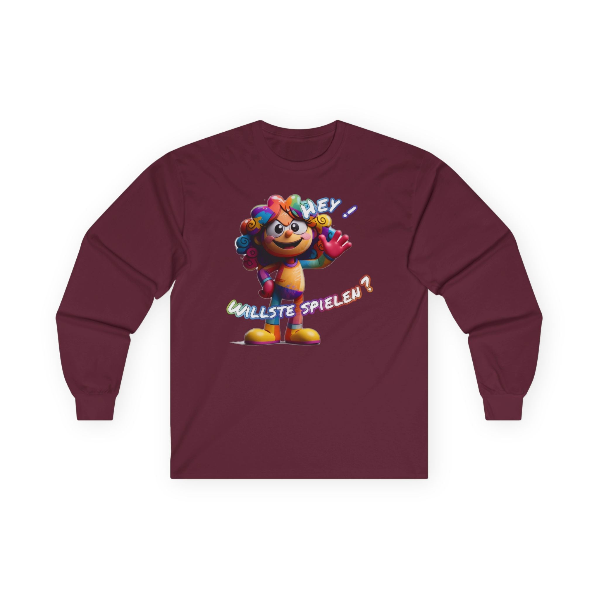 Langarmshirt „Hey! Willste spielen?“ | Humor | Phönix-Potsdam®