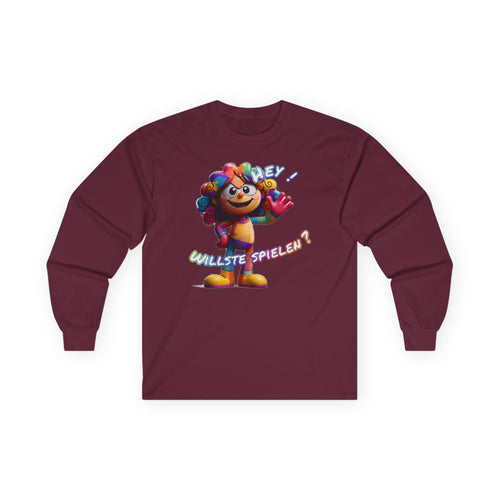 Langarmshirt „Hey! Willste spielen?“ | Humor | Phönix-Potsdam®