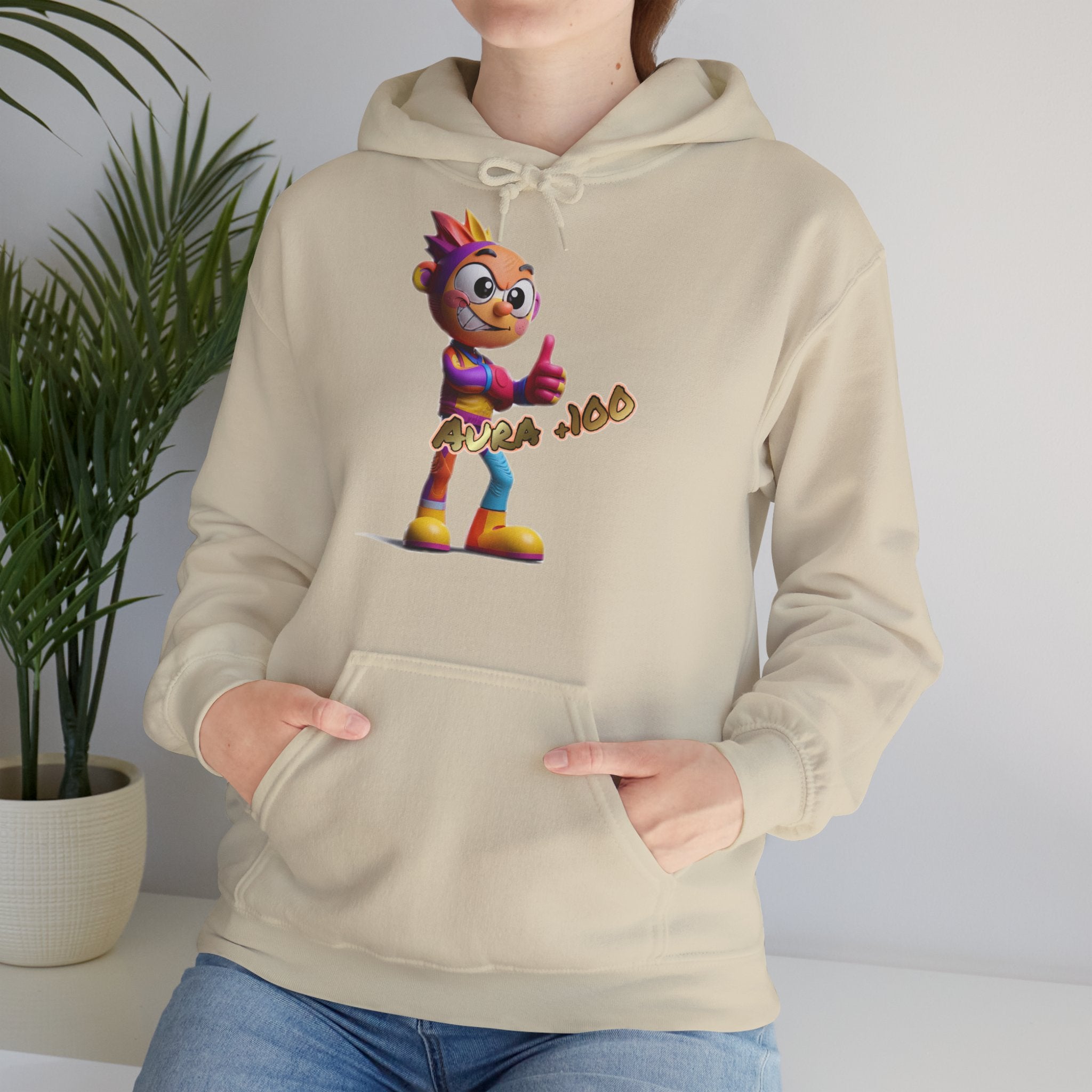 Hoodie „Aura +100“ | Humor | Phönix-Potsdam®