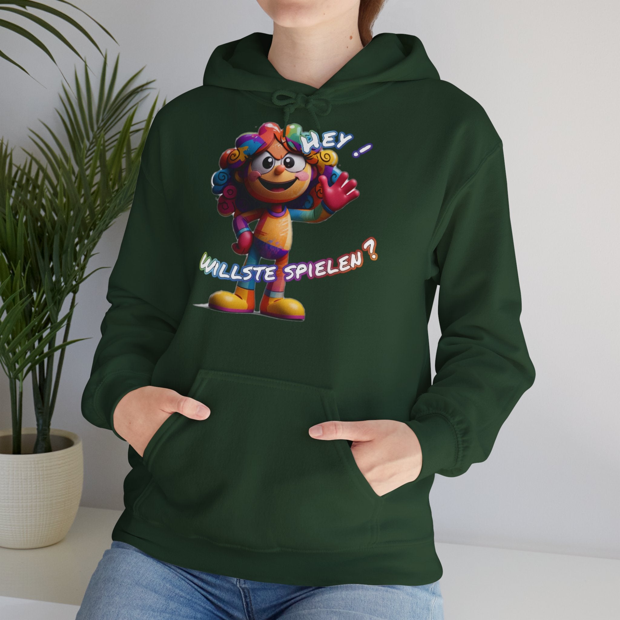 Hoodie „Hey! Willste spielen?“ | Humor | Phönix-Potsdam®