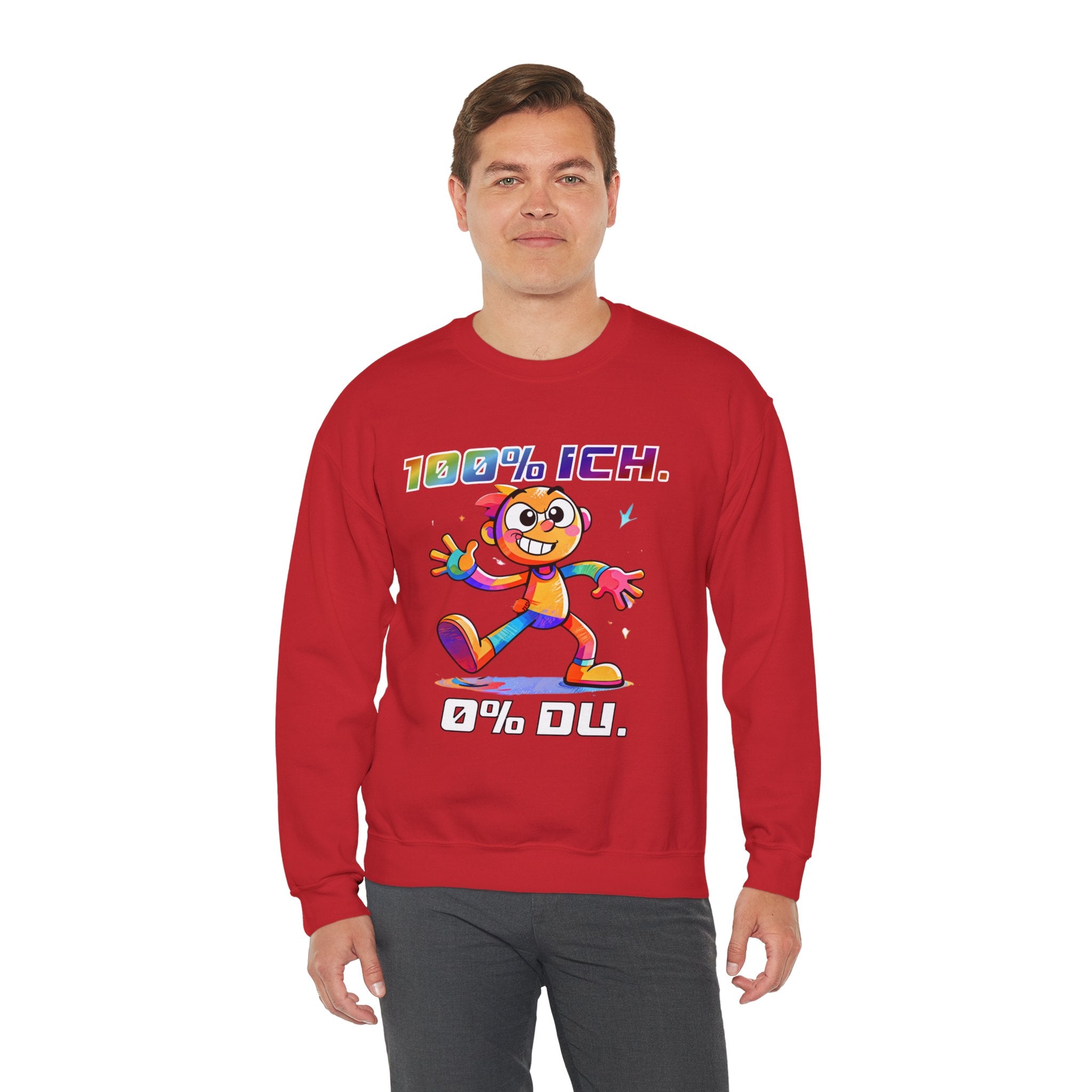 Sweatshirt „100 % ICH – 0 % DU“ | Humor | Phönix-Potsdam®